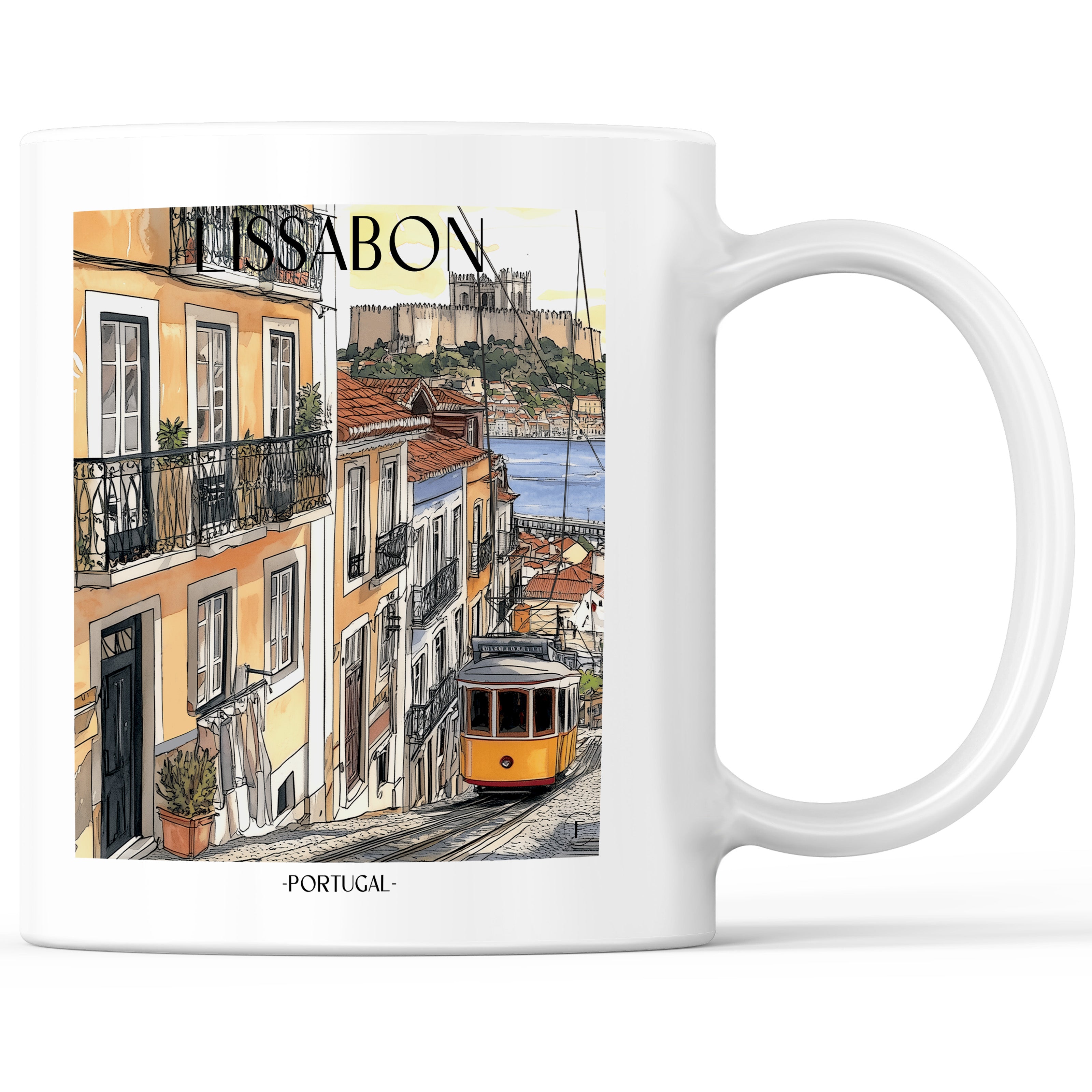 lissabon-portugal-einkaufstasche-aquarell