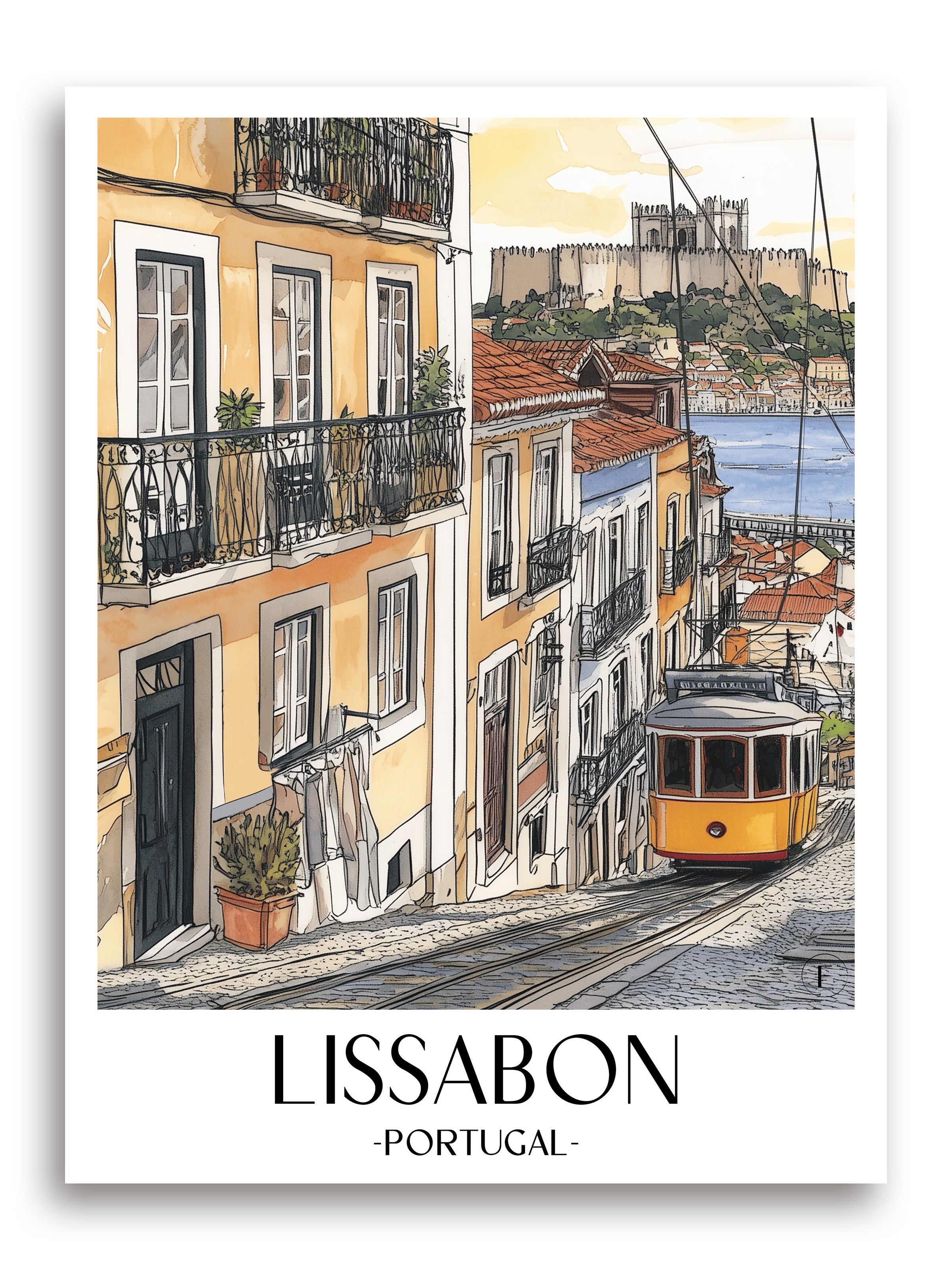 lissabon-portugal-poster-aquarell