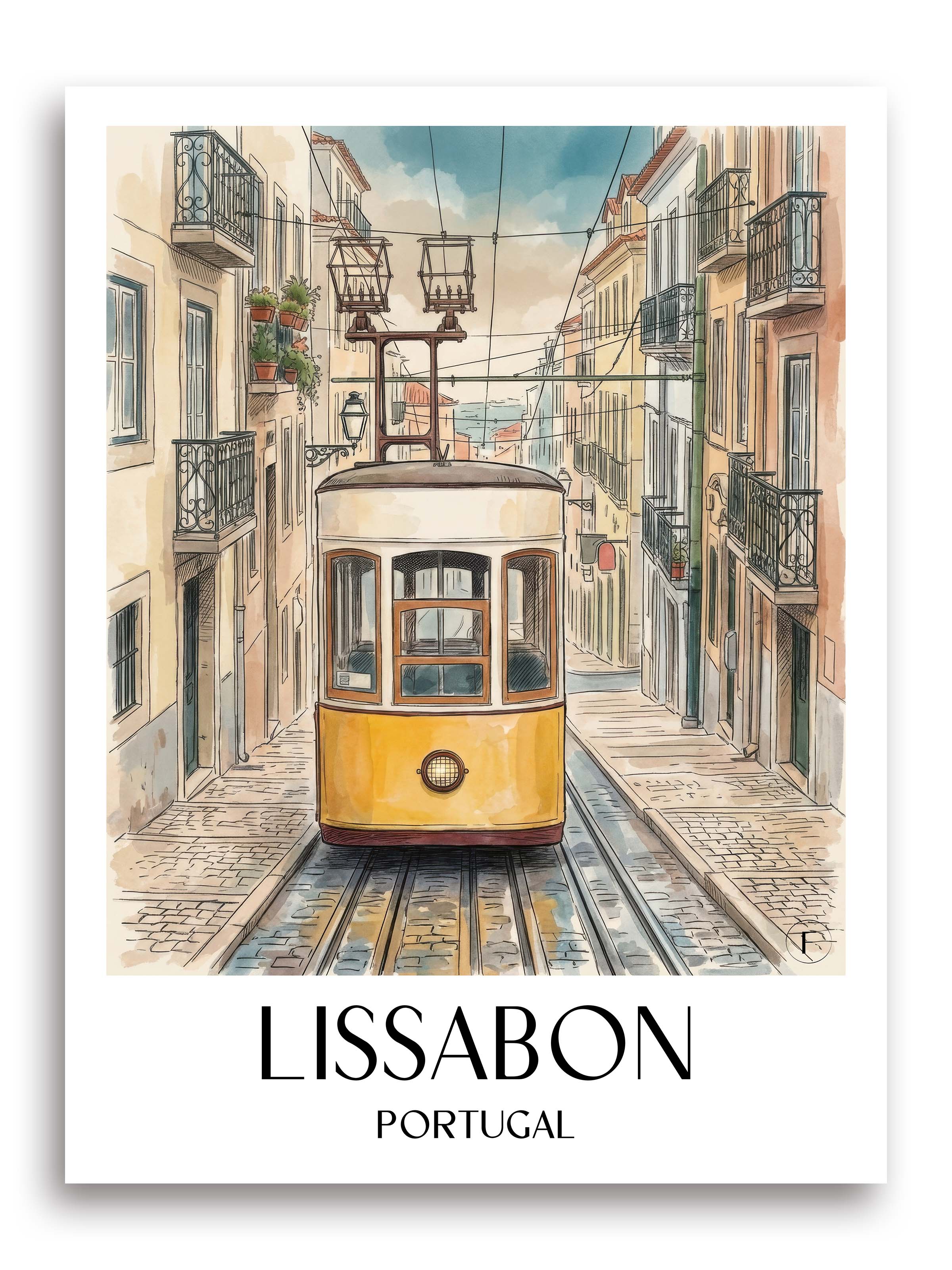 lissabon-portugal-poster-aquarell