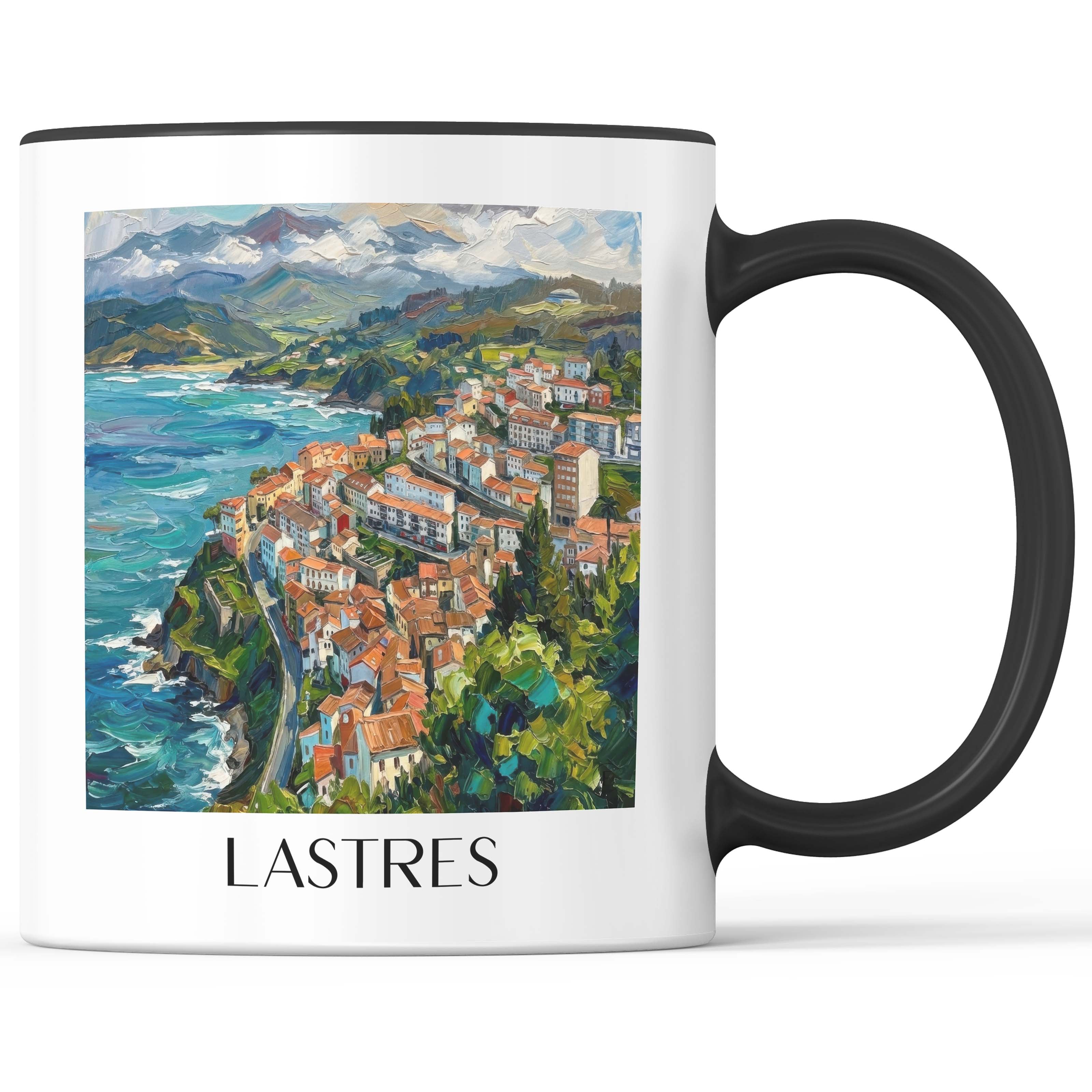 Llastres Kaffeebecher - Spanien - Spanien Becher - Kaffeetasse im Ölgemälde Stil - favplace