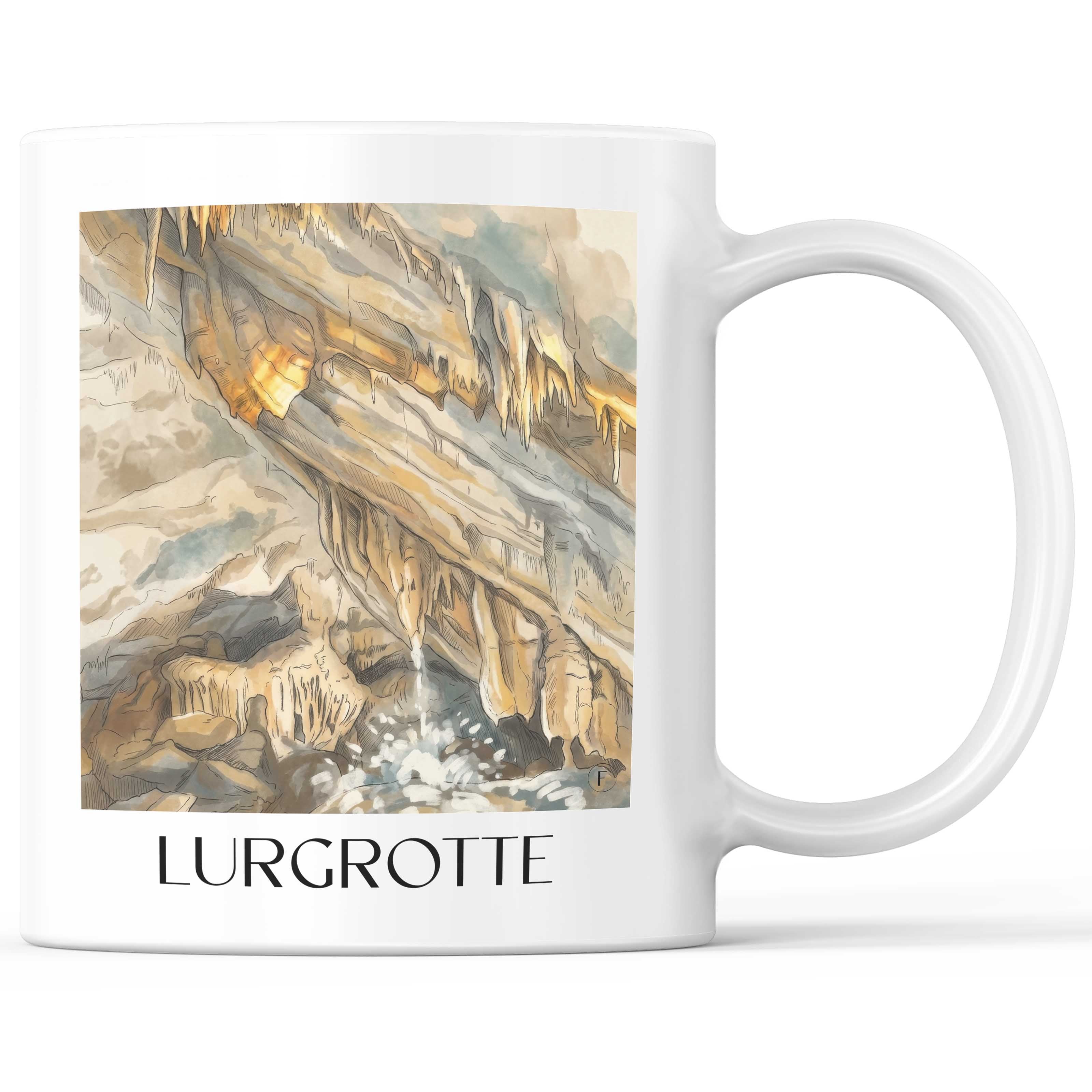 lurgrotte-steiermark-österreich-kaffeebecher-aquarell
