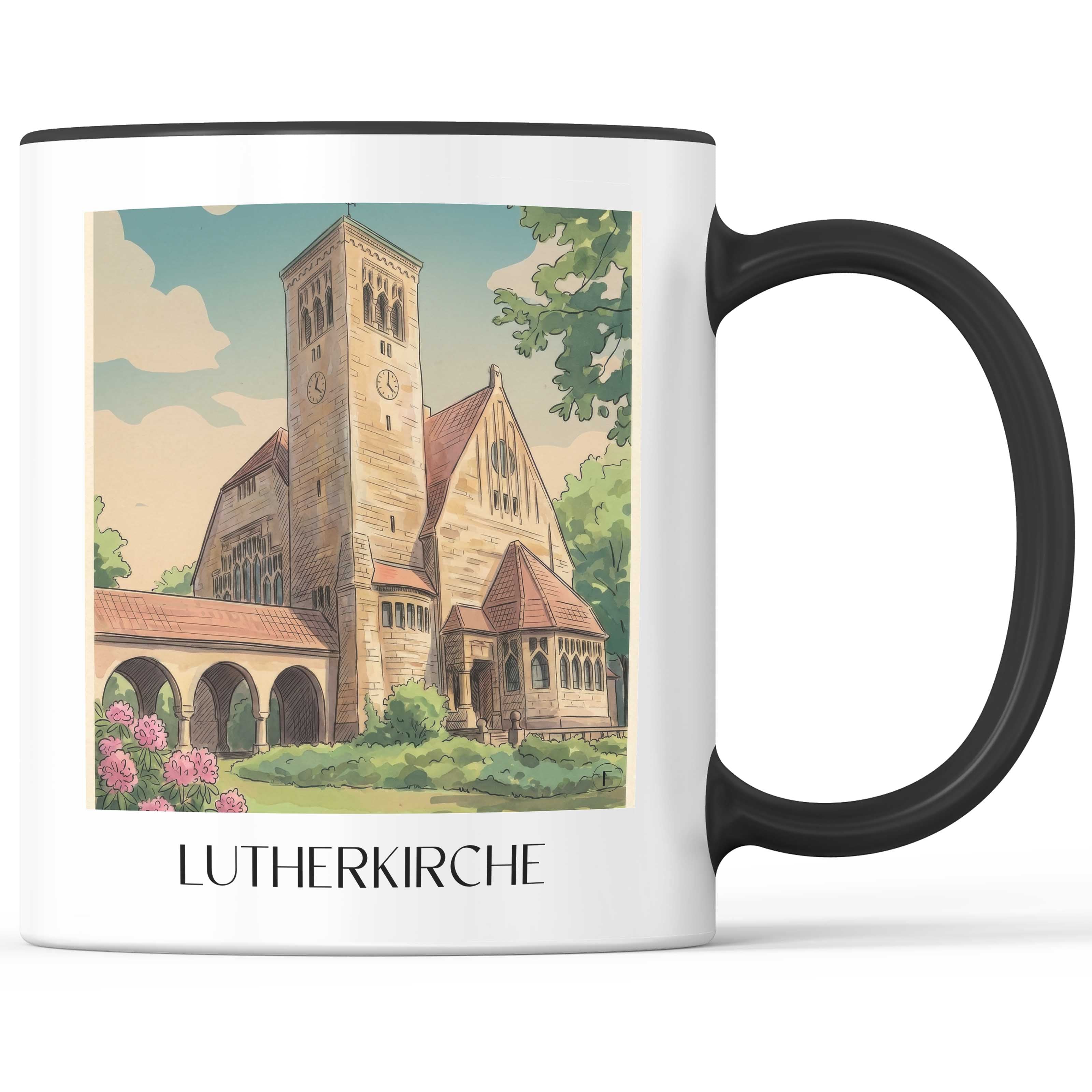 lutherkirche-bochum-deutschland-kaffeebecher-aquarell