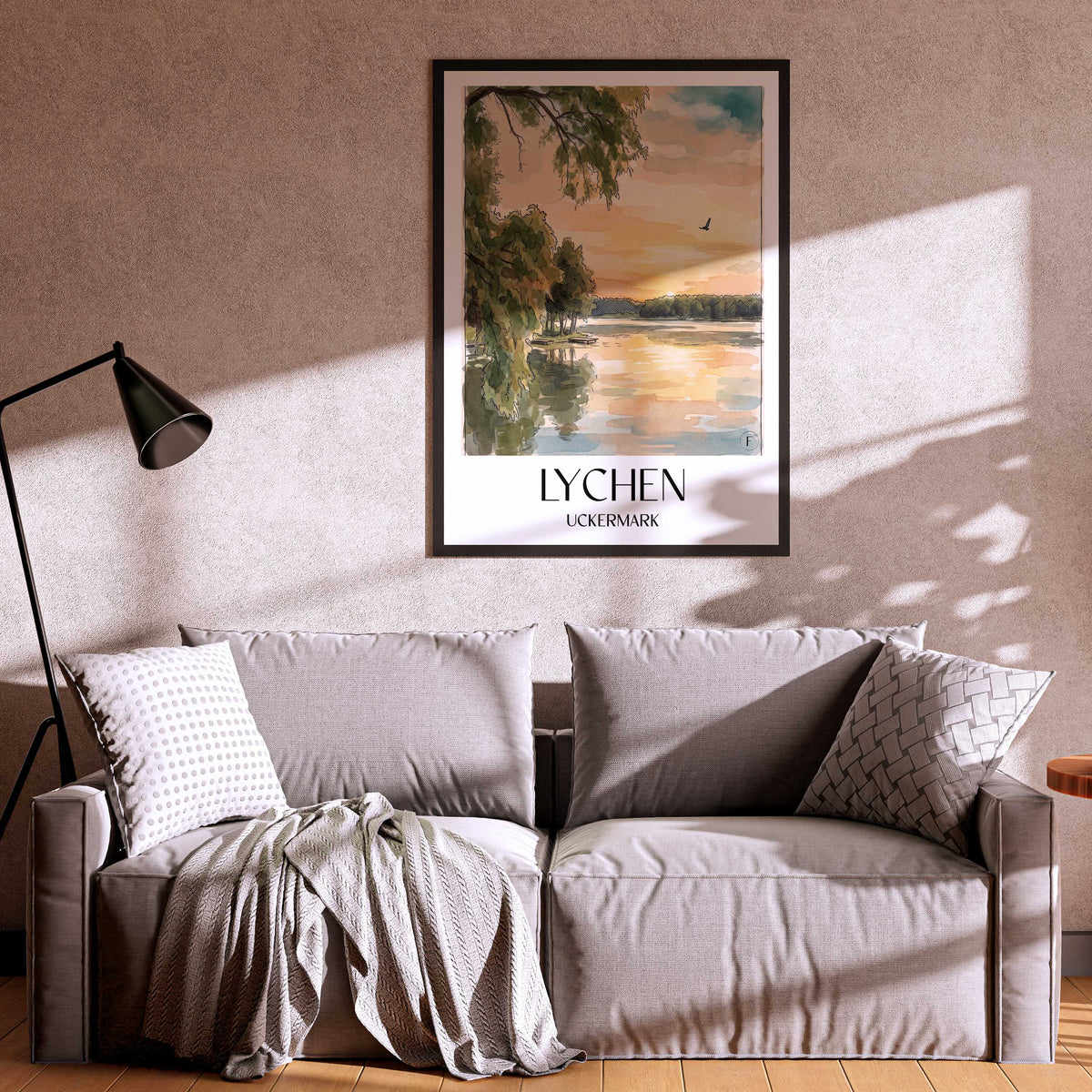 lychen-uckermark-deutschland-poster-aquarell