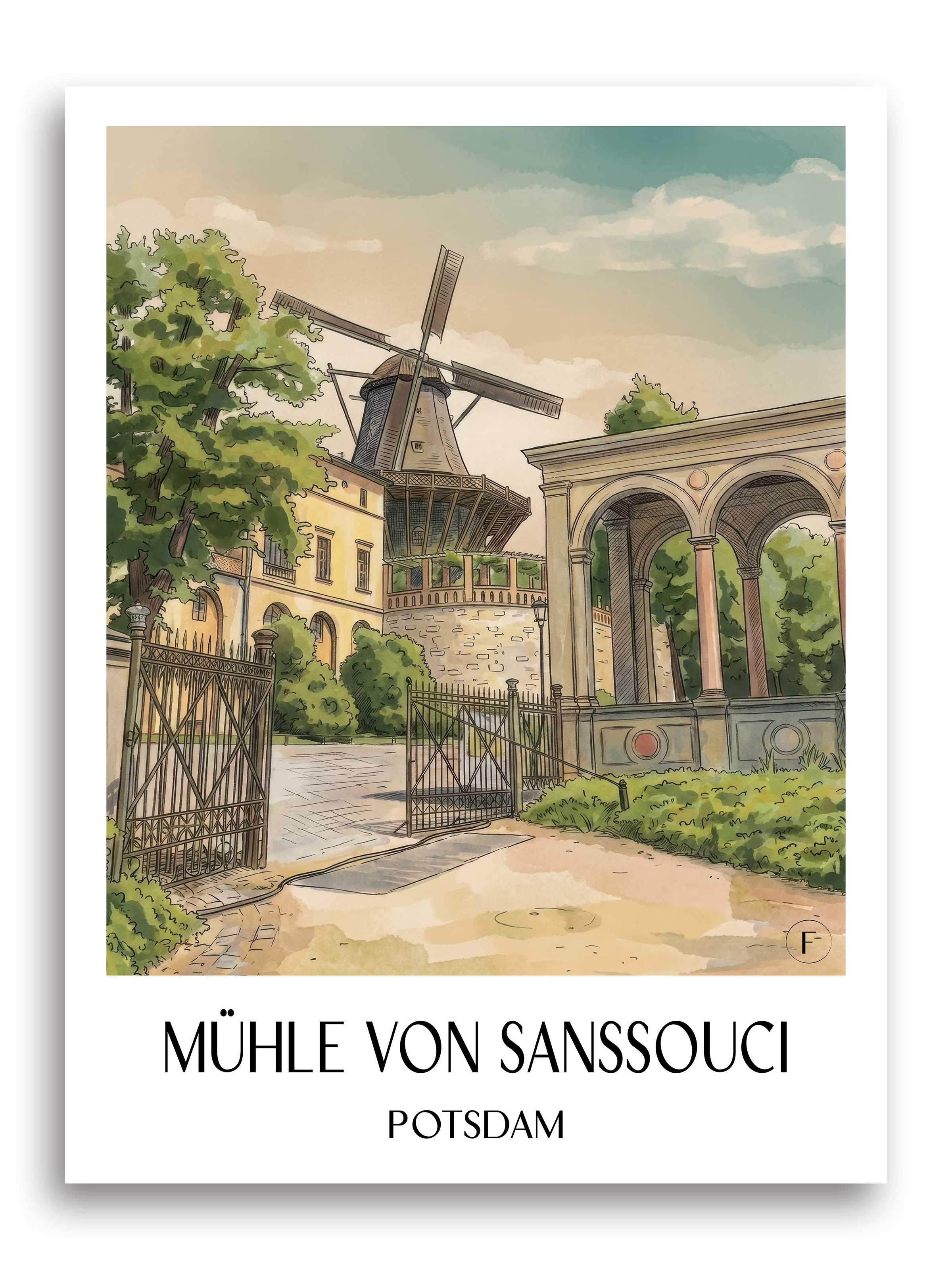 mühle-von-sanssouci-potsdam-deutschland-poster-aquarell