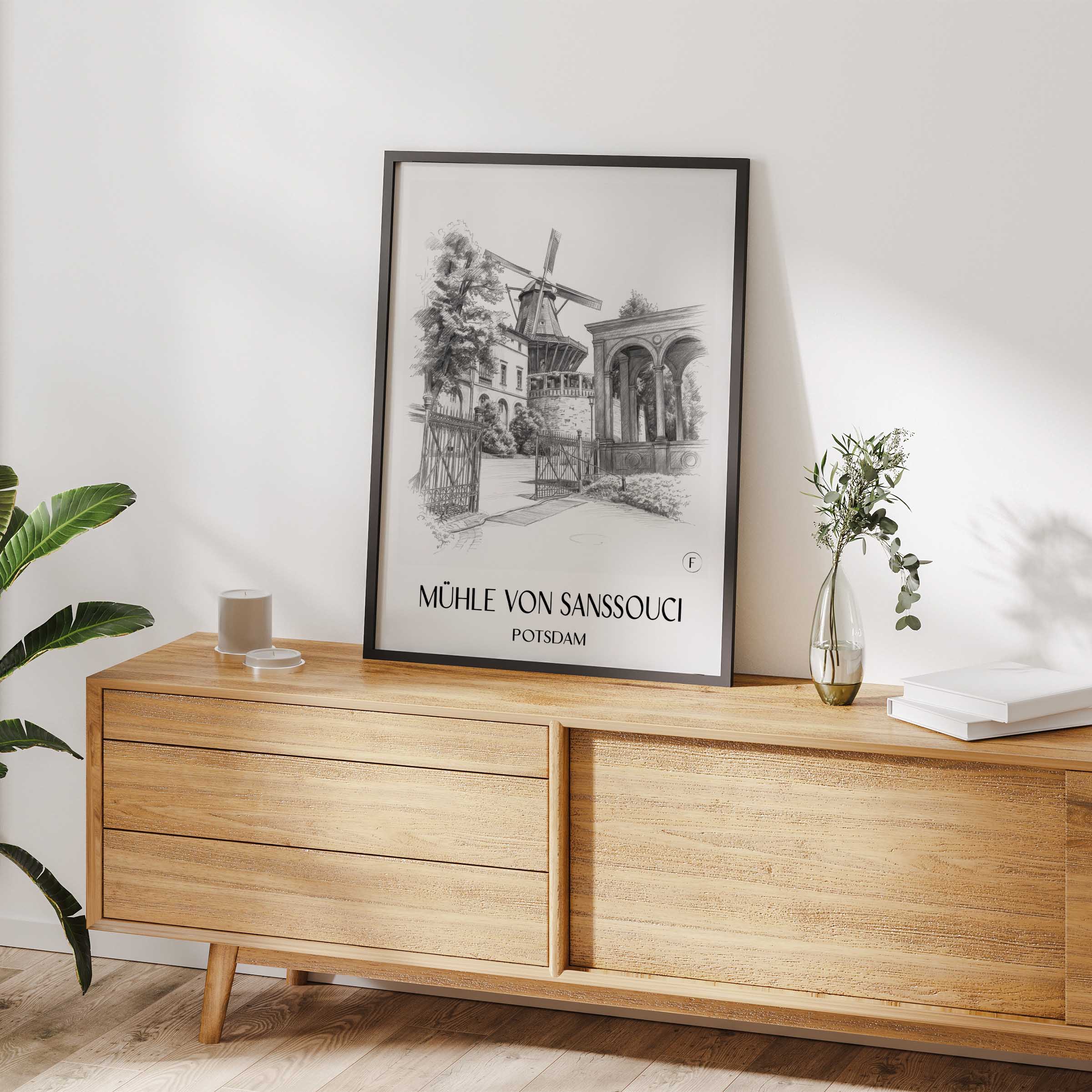 mühle-von-sanssouci-potsdam-deutschland-poster-bleistift-zeichnung-drawing