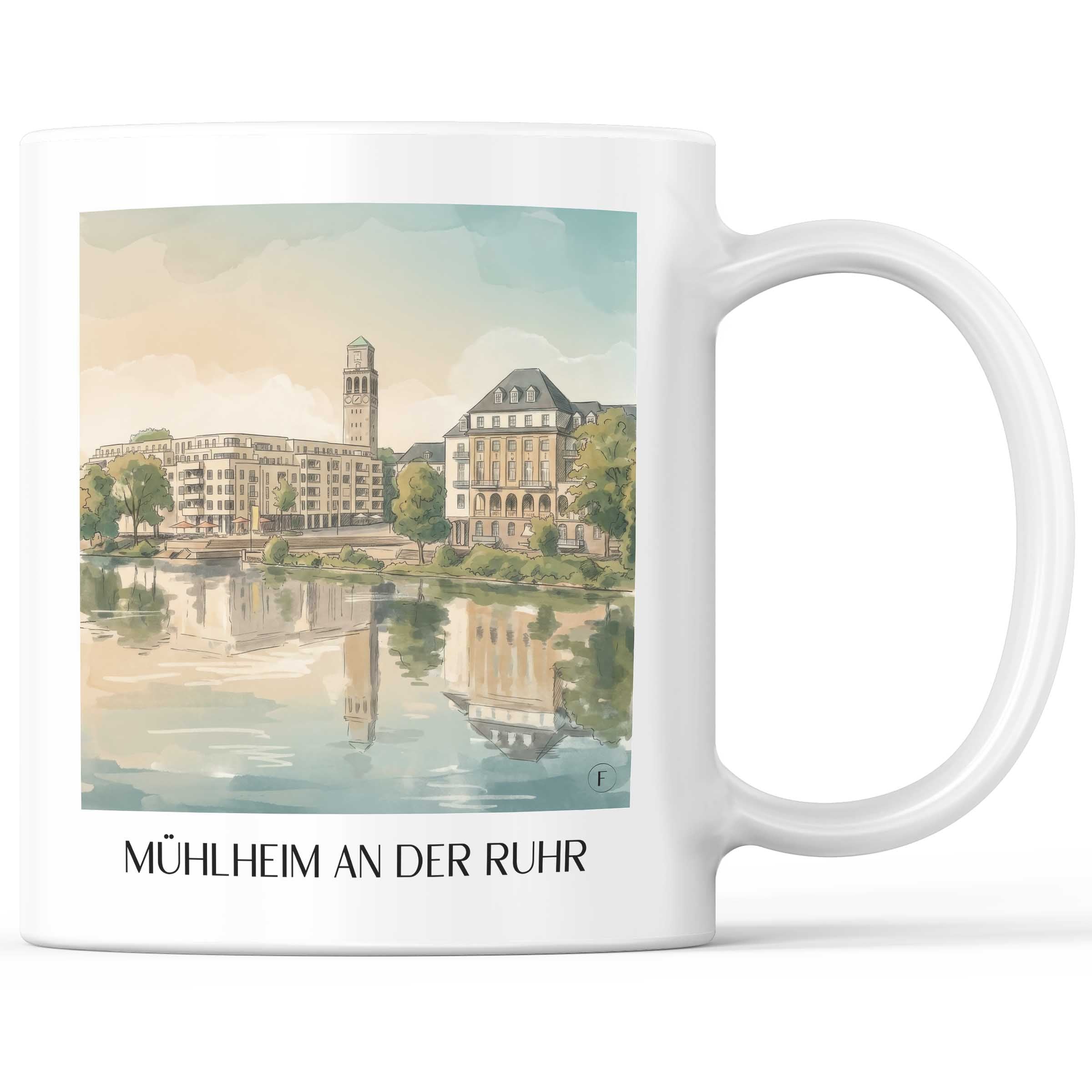 mühlheim-an-der-ruhr-ruhrgebiet-deutschland-kaffeebecher-aquarell