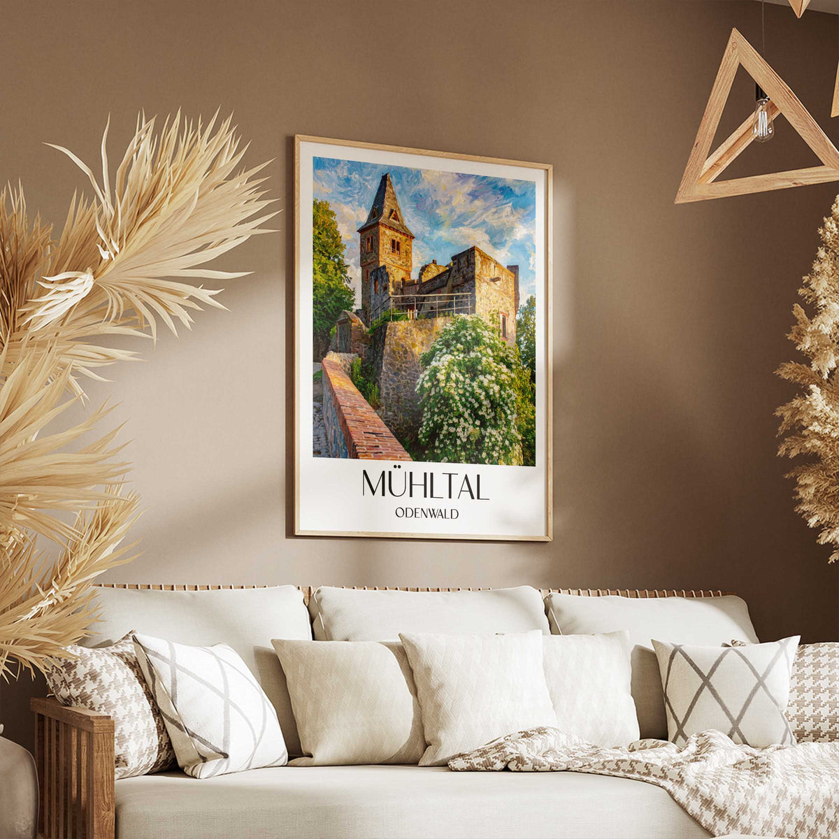 mühltal-odenwald-deutschland-poster-oil-painting-oelgemaelde