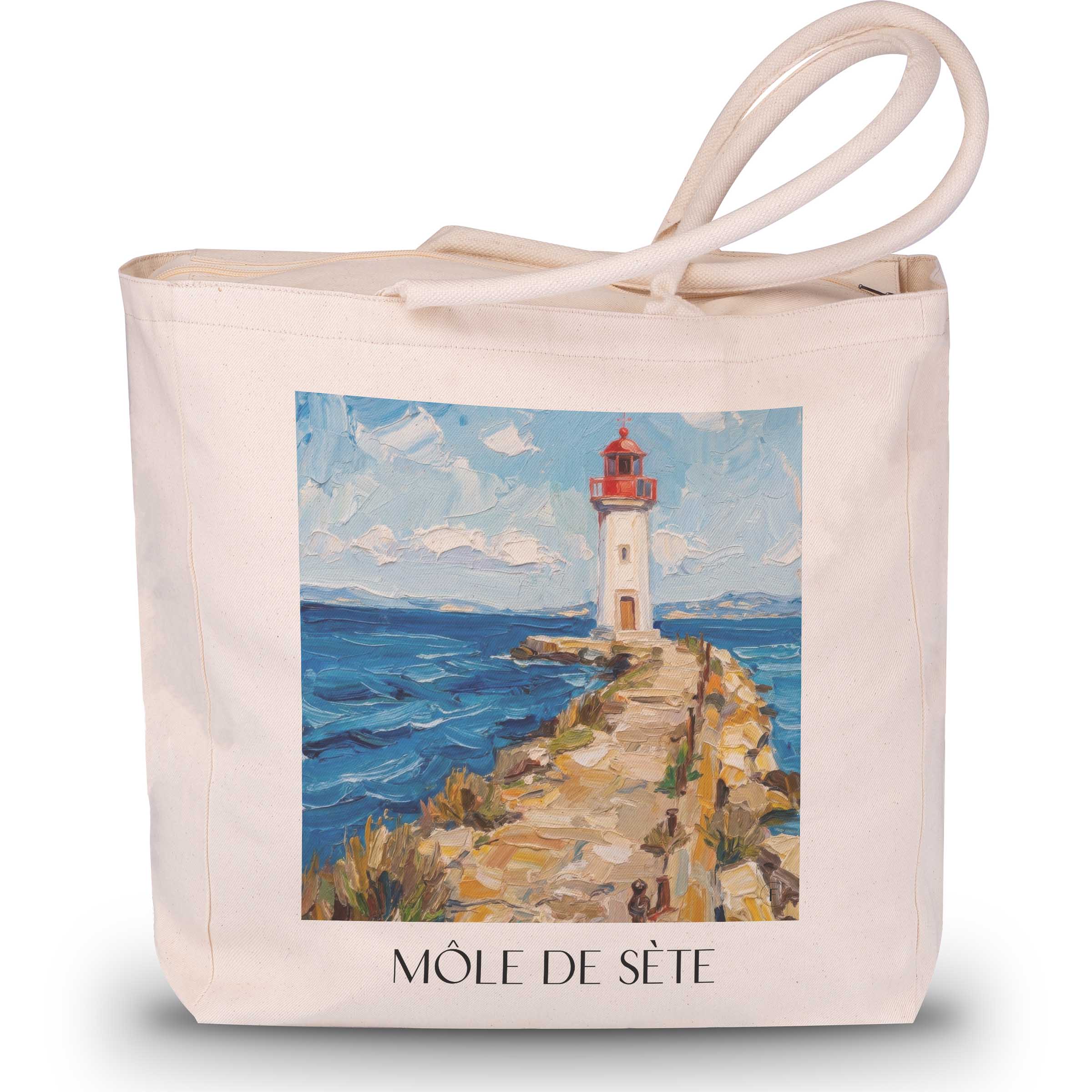 môle-de-sète-okzitanien-frankreich-einkaufstasche-oil-painting-oelgemaelde