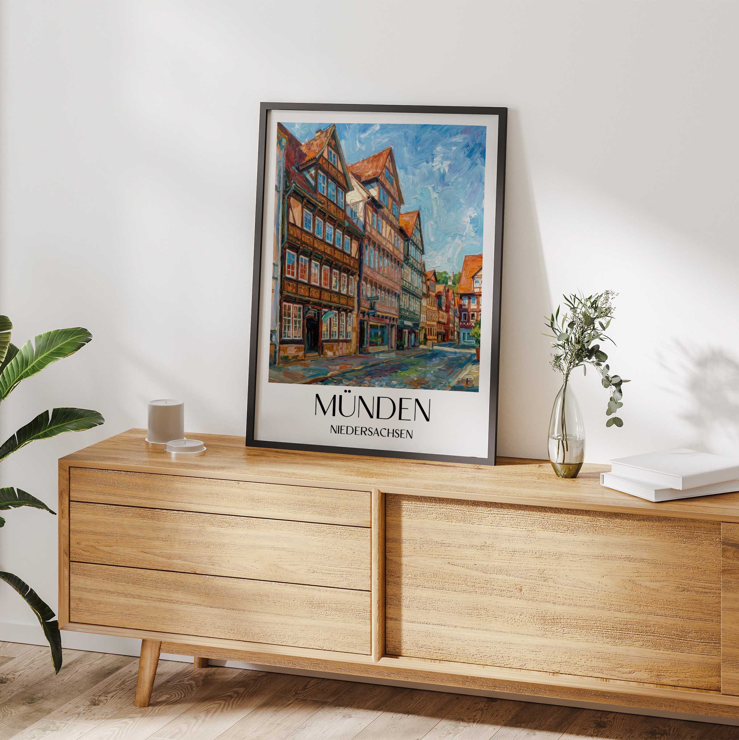 münden-niedersachsen-deutschland-poster-oil-painting-oelgemaelde