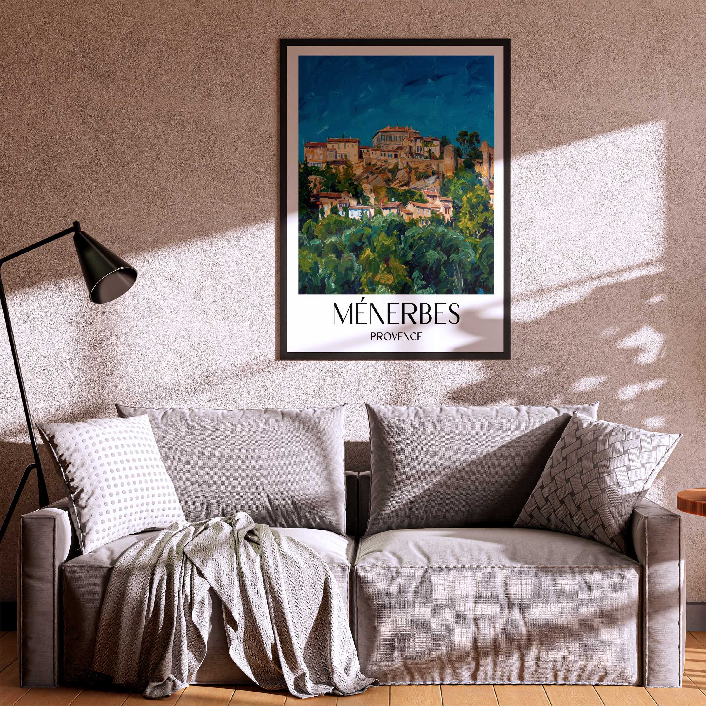 ménerbes-provence-frankreich-poster-oil-painting-oelgemaelde
