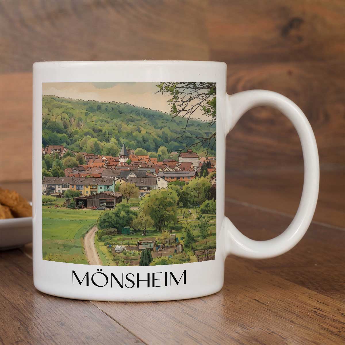 mönsheim-baden-württemberg-deutschland-kaffeebecher-aquarell