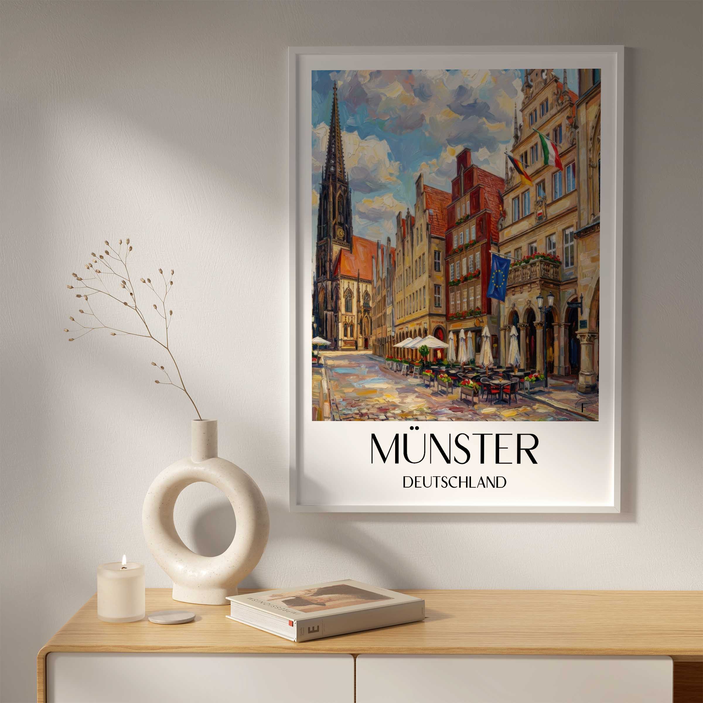 münster-deutschland-poster-oil-painting-oelgemaelde