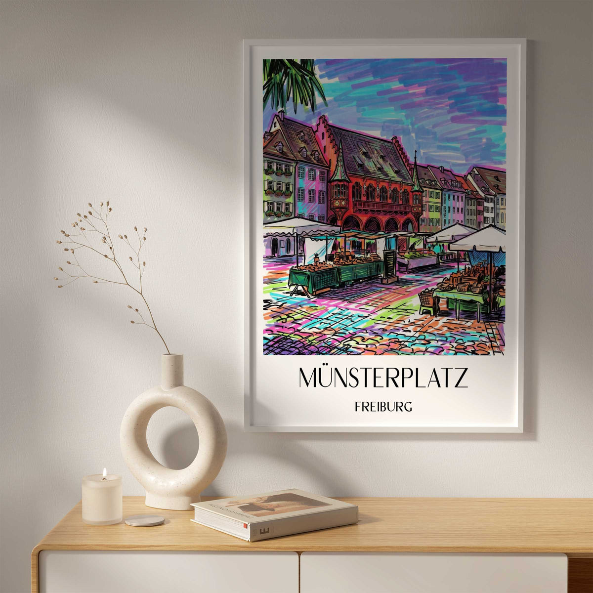 münsterplatz-freiburg-deutschland-poster-graffiti