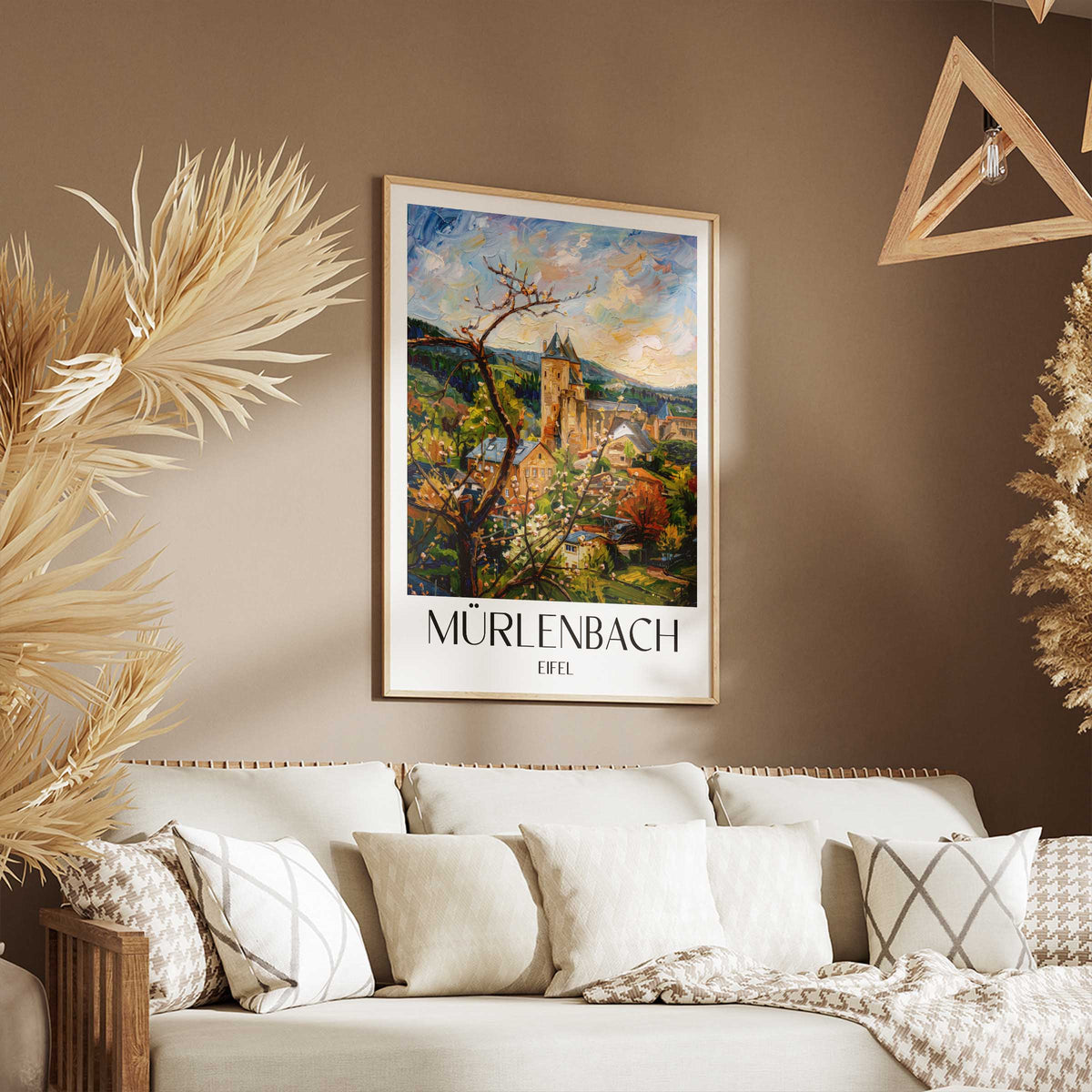 mürlenbach-eifel-deutschland-poster-oil-painting-oelgemaelde