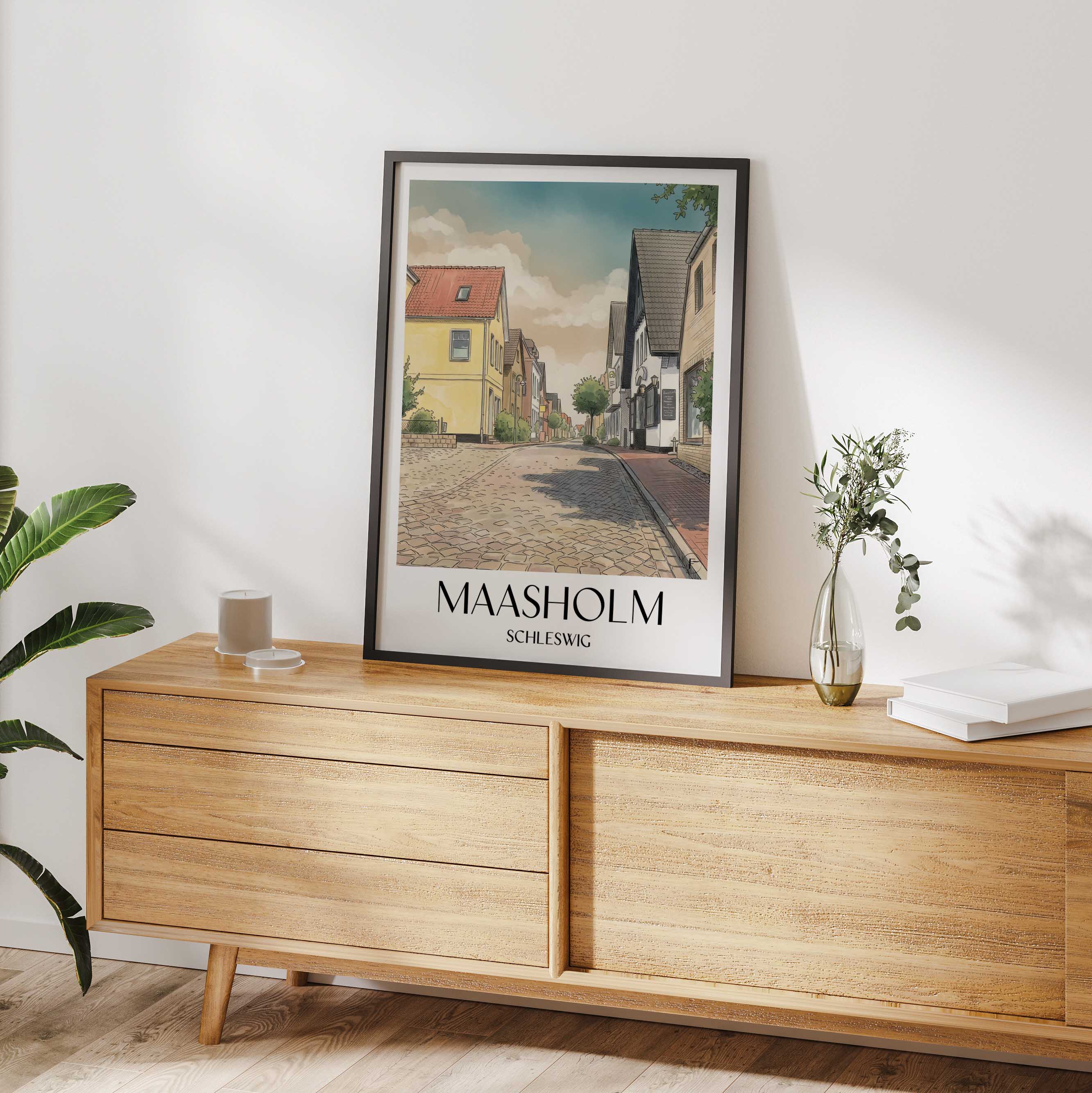 maasholm-schleswig-deutschland-poster-aquarell