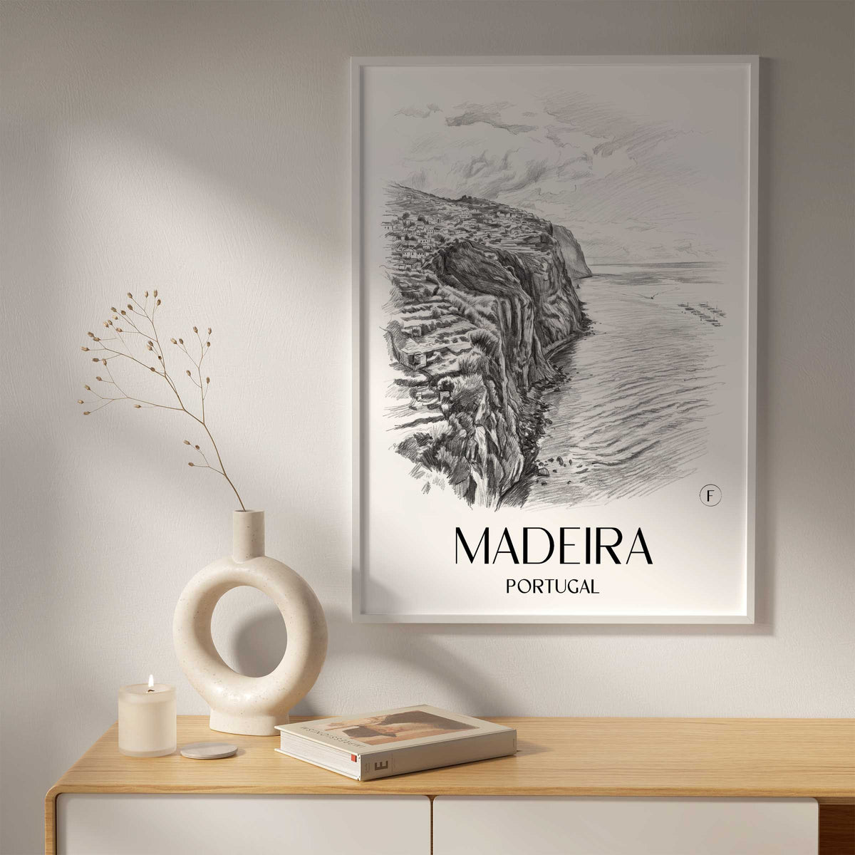 madeira-portugal-poster-bleistift-zeichnung-drawing