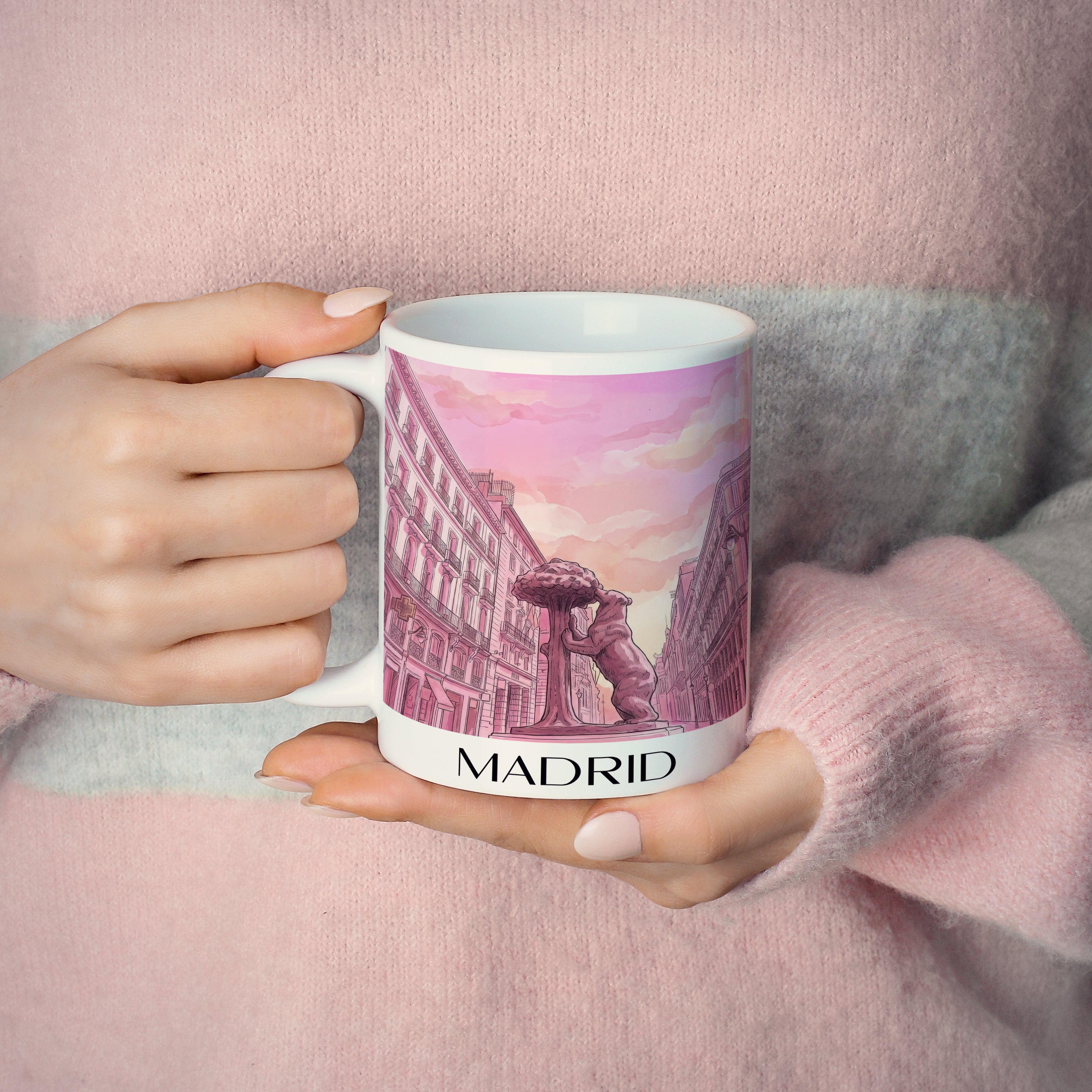 madrid-spanien-spanien-kaffeebecher-aquarell-pink-rosa