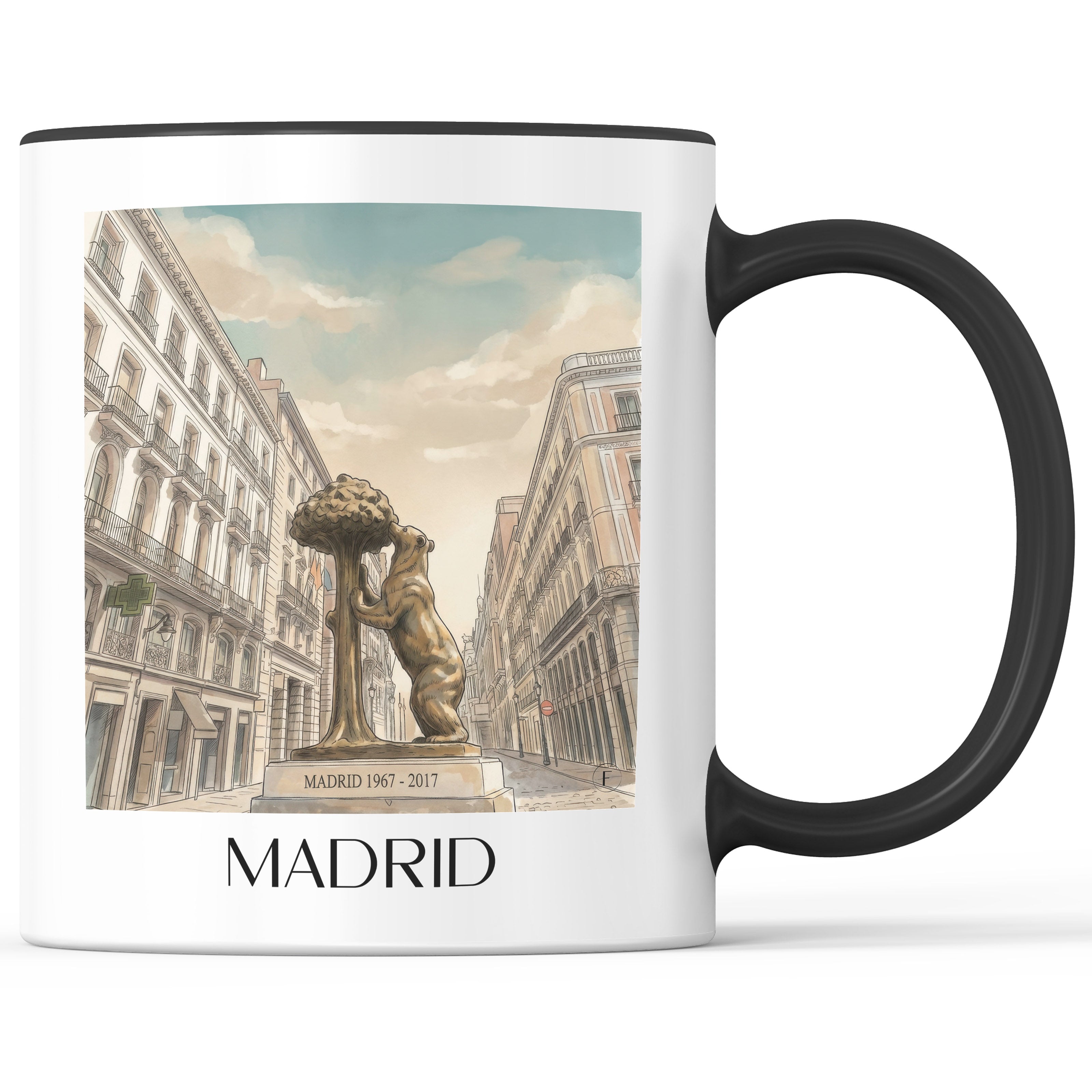 madrid-spanien-spanien-kaffeebecher-aquarell
