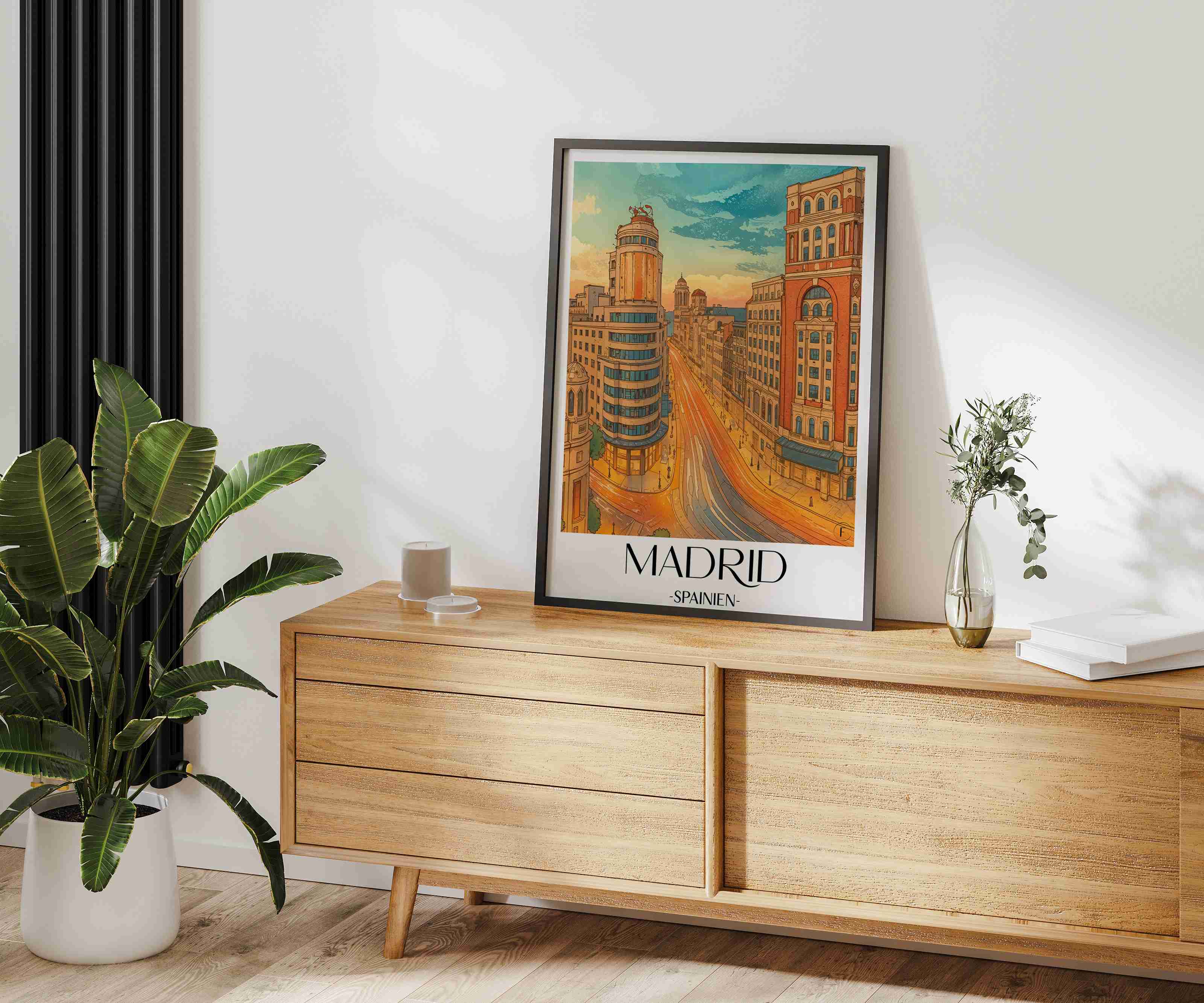 madrid-spanien-poster-aquarell