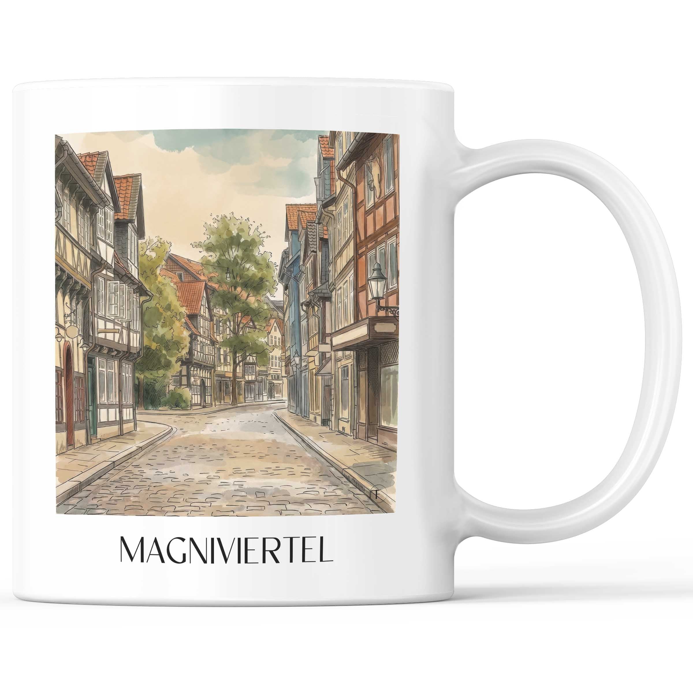 magniviertel-braunschweig-deutschland-kaffeebecher-aquarell
