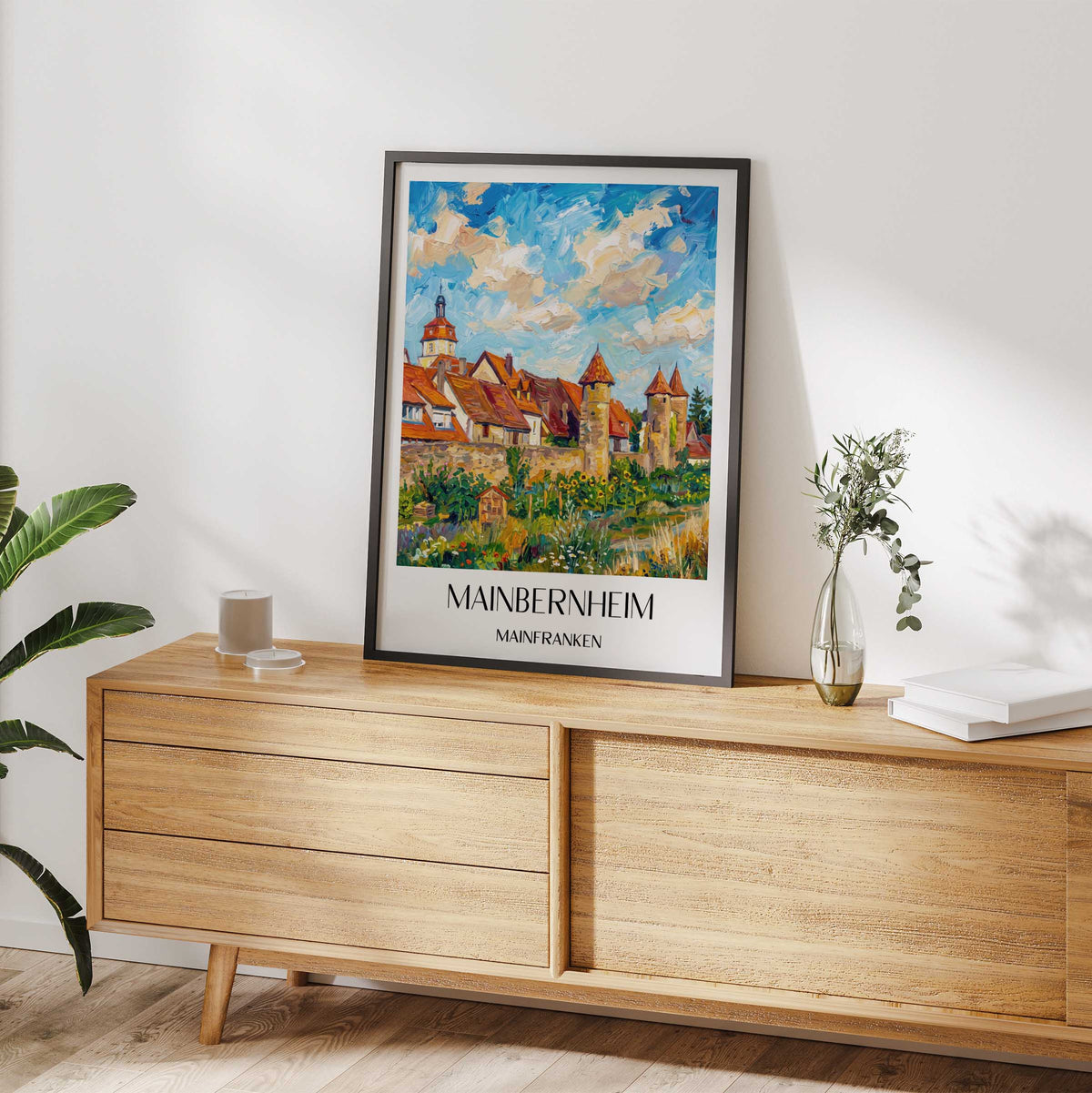 mainbernheim-mainfranken-deutschland-poster-oil-painting-oelgemaelde