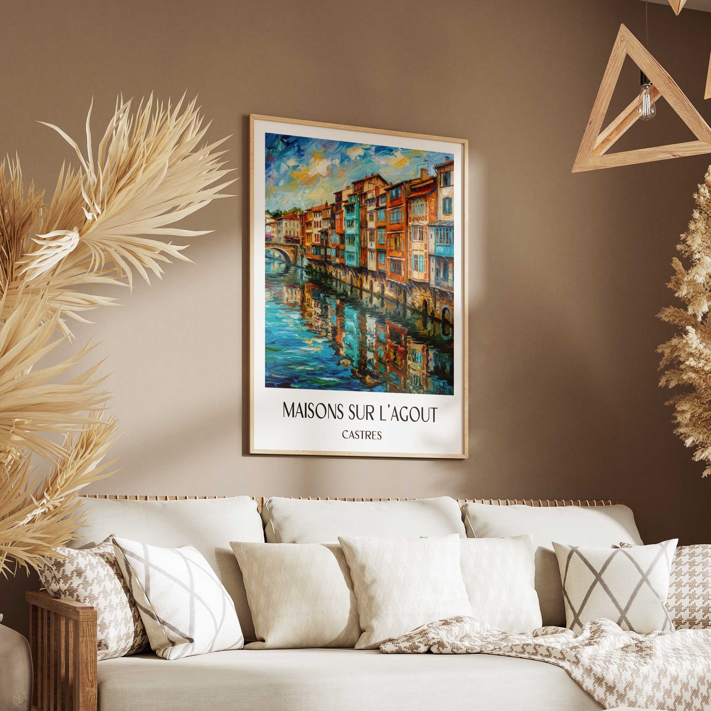 maisons-sur-l'agout-castres--frankreich-poster-oil-painting-oelgemaelde