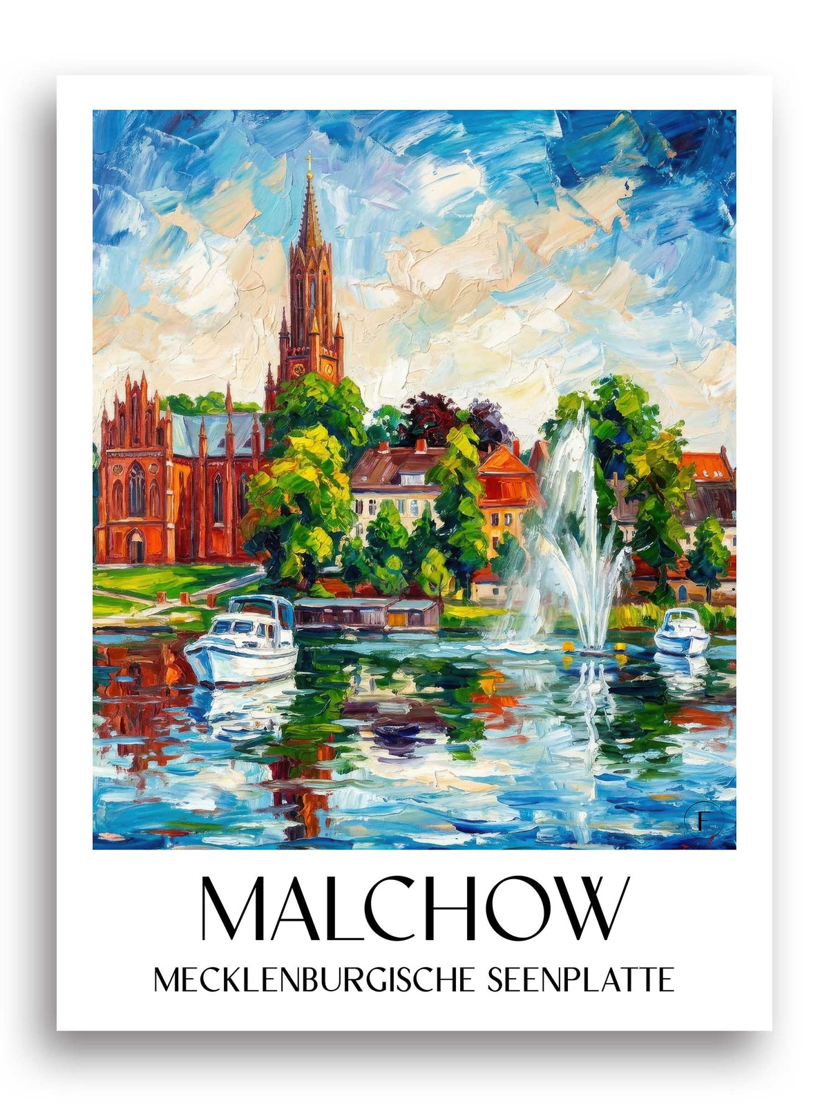 malchow-mecklenburgische-seenplatte-deutschland-poster-oil-painting-oelgemaelde