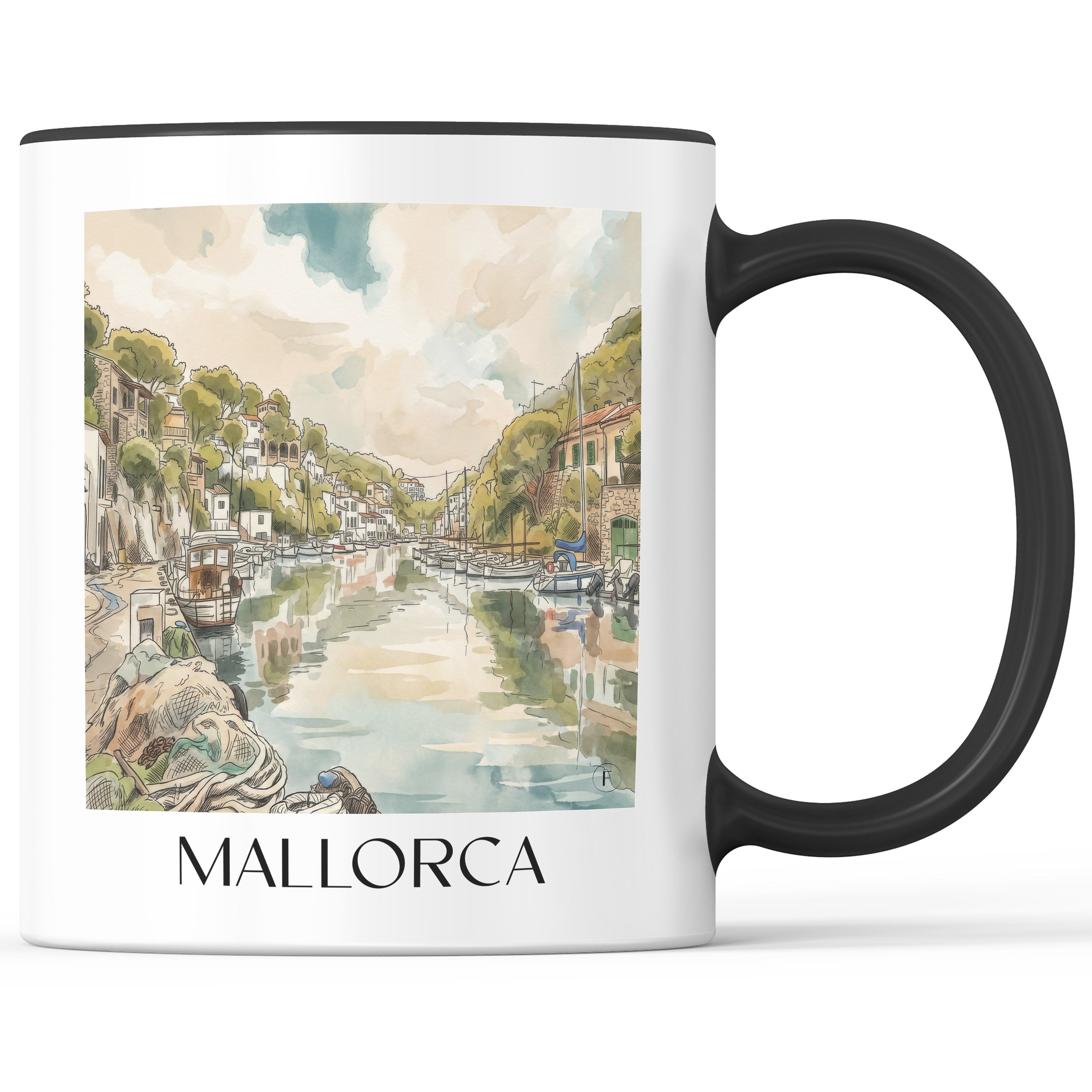 mallorca-spanien-spanien-kaffeebecher-aquarell