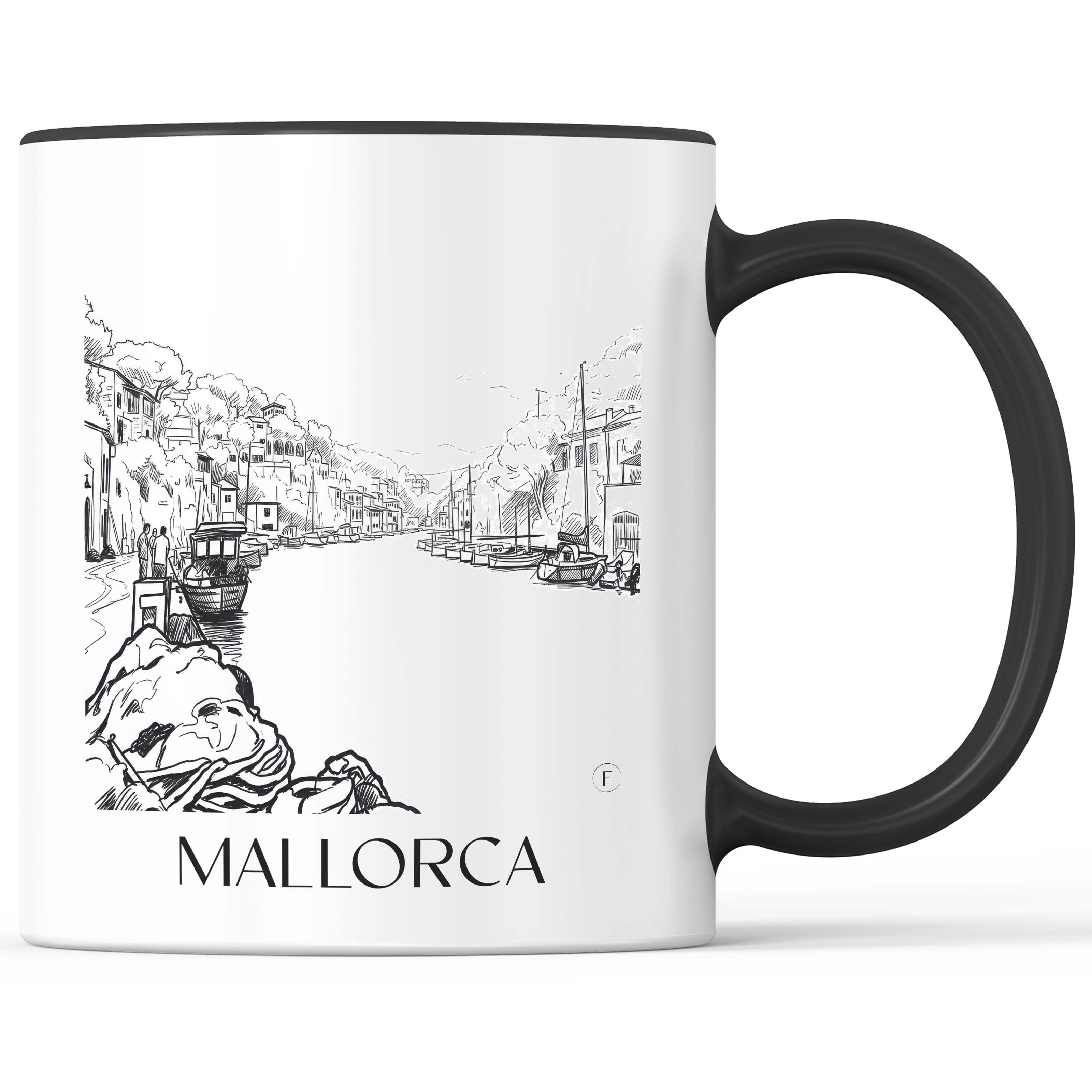 mallorca-spanien-spanien-kaffeebecher-skizze
