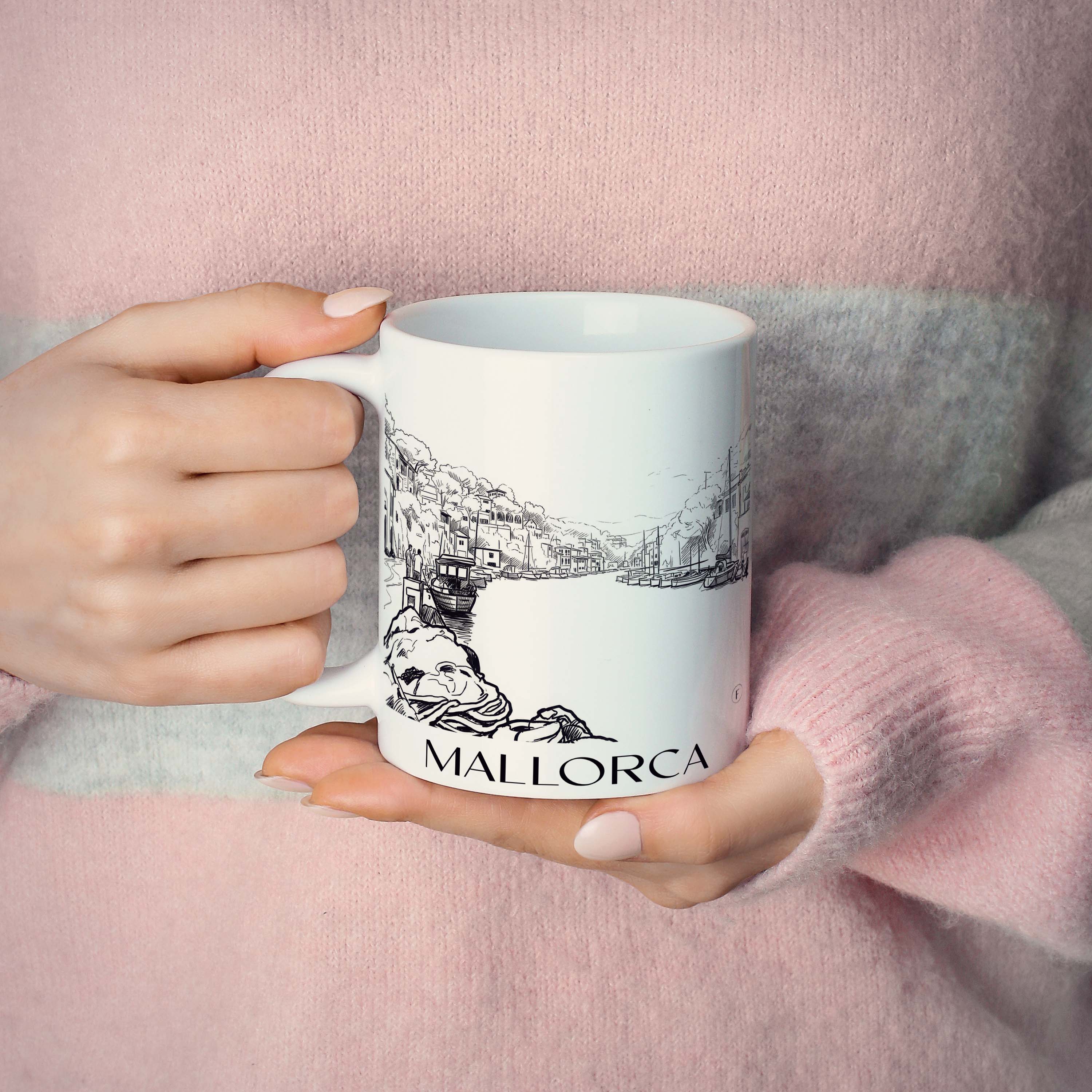 mallorca-spanien-spanien-kaffeebecher-skizze