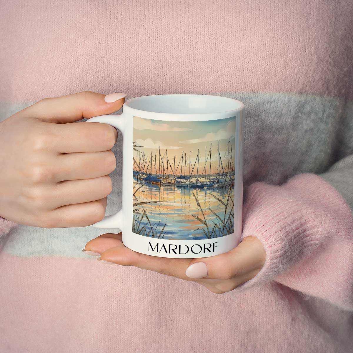 mardorf-steinhuder-meer-deutschland-kaffeebecher-aquarell