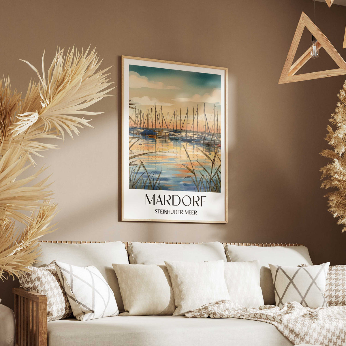 mardorf-steinhuder-meer-deutschland-poster-aquarell