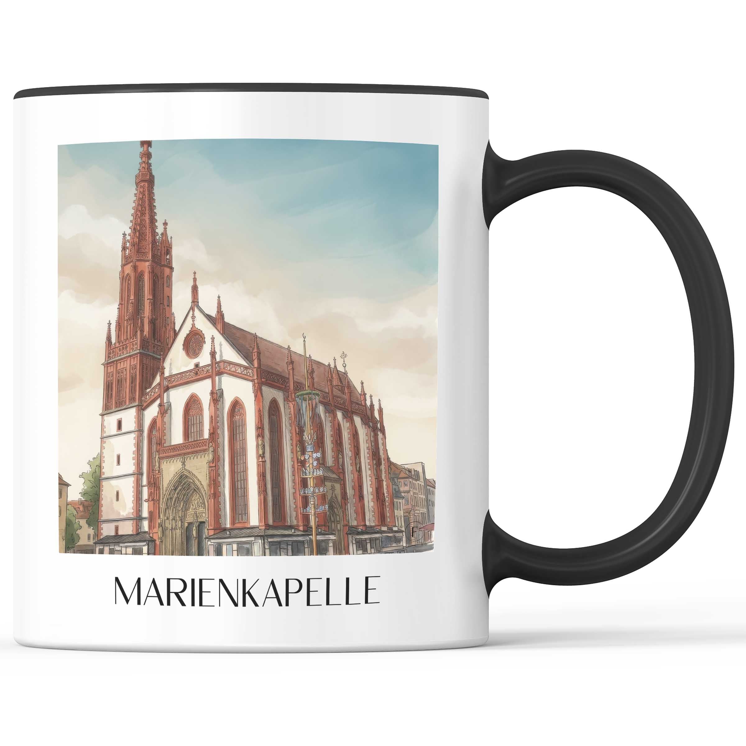 marienkapelle-würzburg-deutschland-kaffeebecher-aquarell