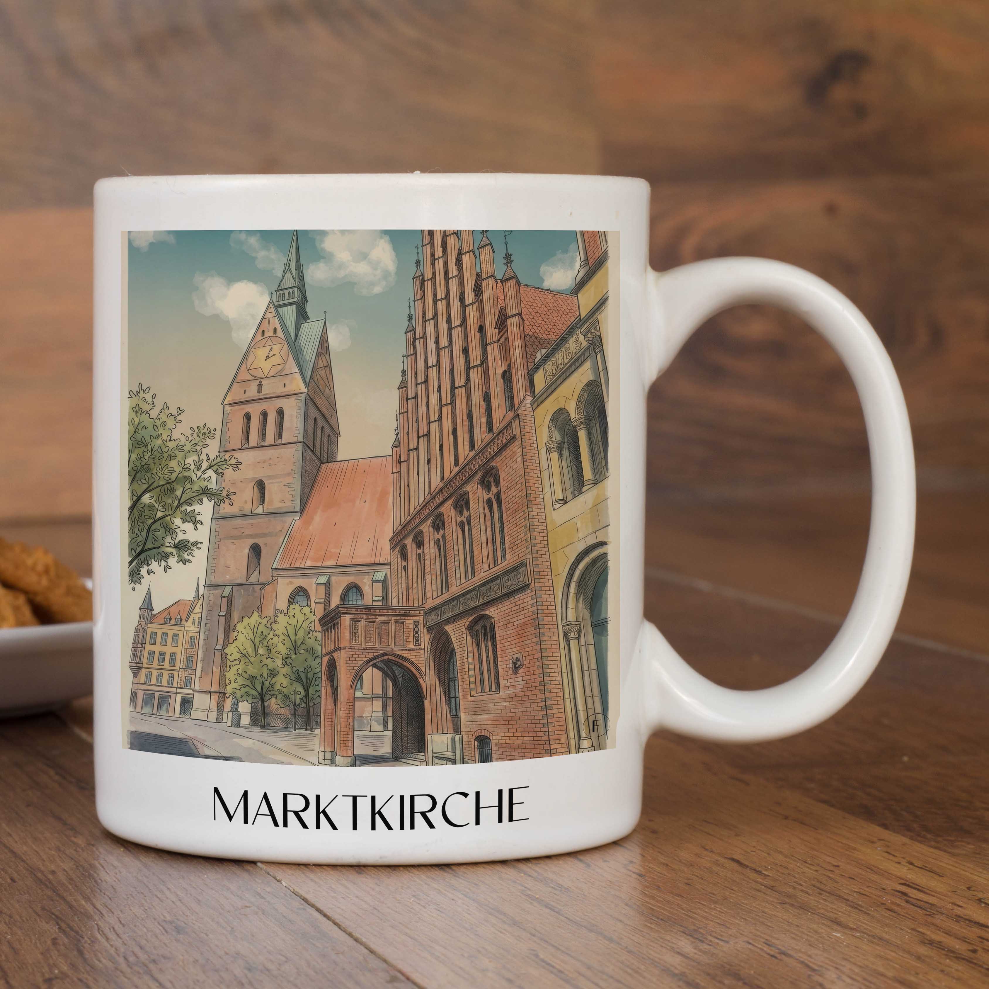 marktkirche-hannover-deutschland-kaffeebecher-aquarell