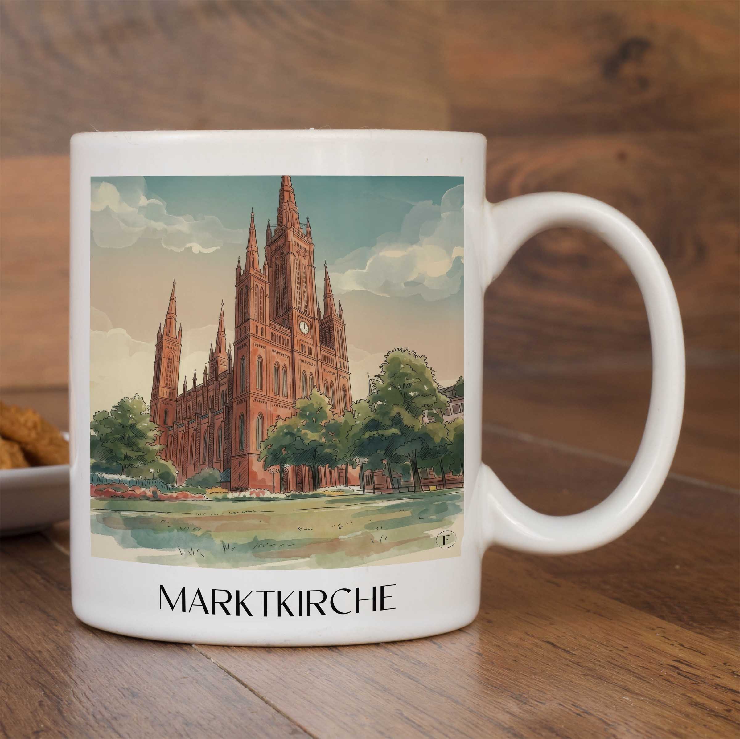 marktkirche-wiesbaden-deutschland-kaffeebecher-aquarell