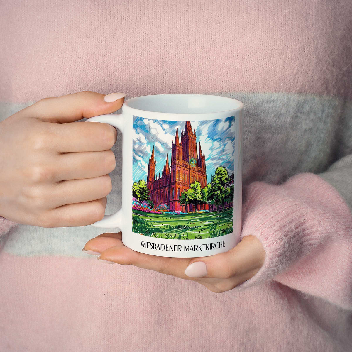 marktkirche-wiesbaden-deutschland-kaffeebecher-graffiti