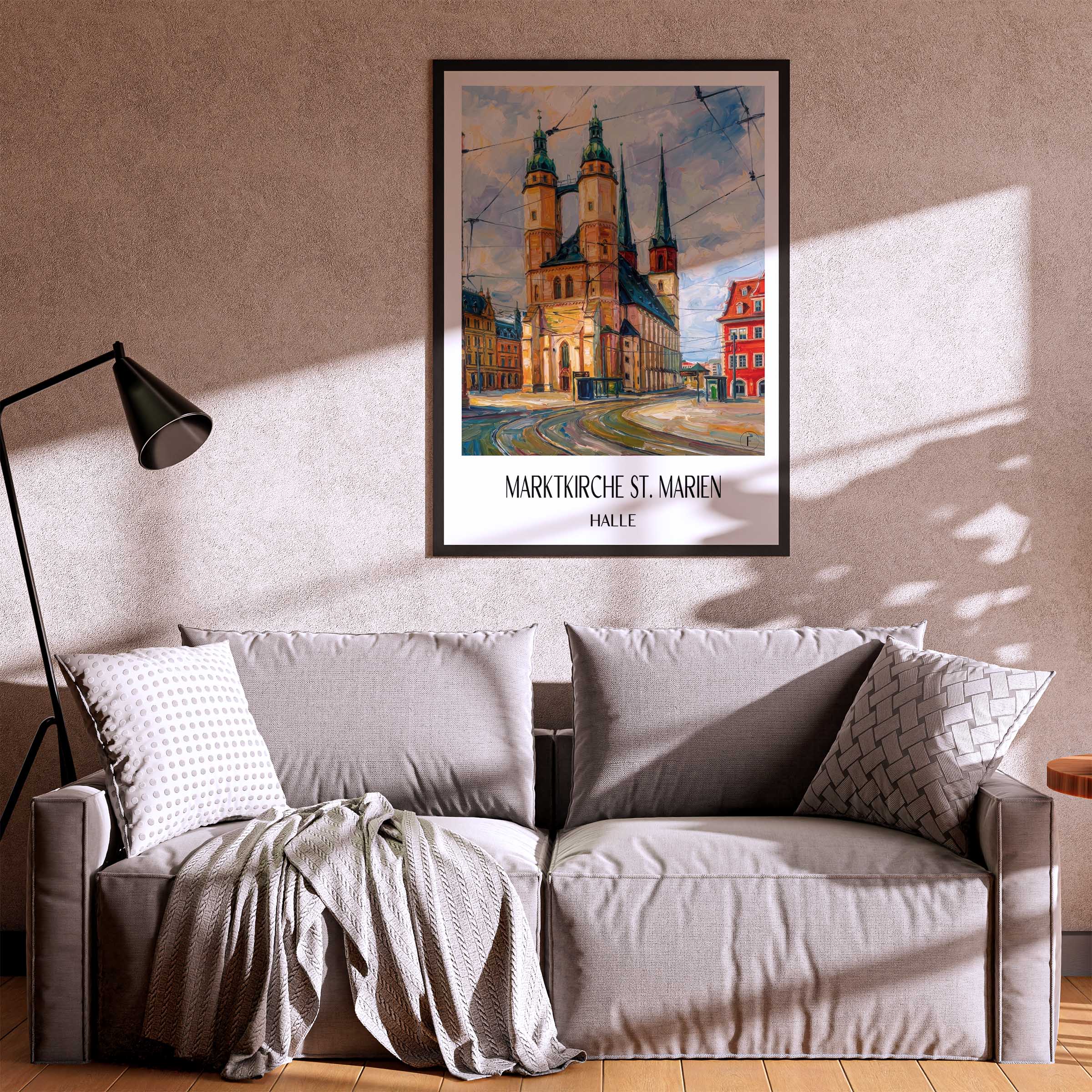 marktkirche-st.-marien-halle-deutschland-poster-oil-painting-oelgemaelde