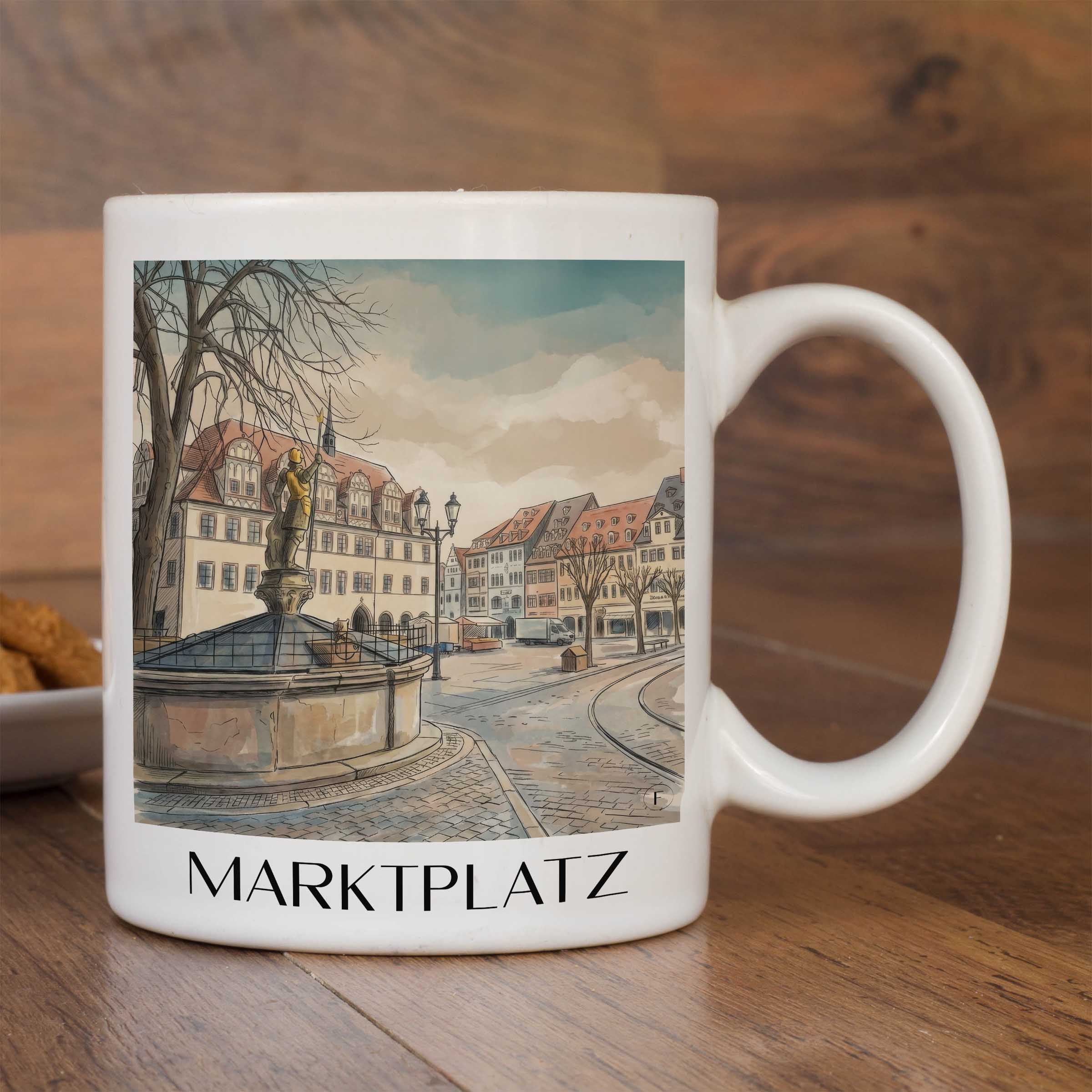 marktplatz-naumburg-deutschland-kaffeebecher-aquarell