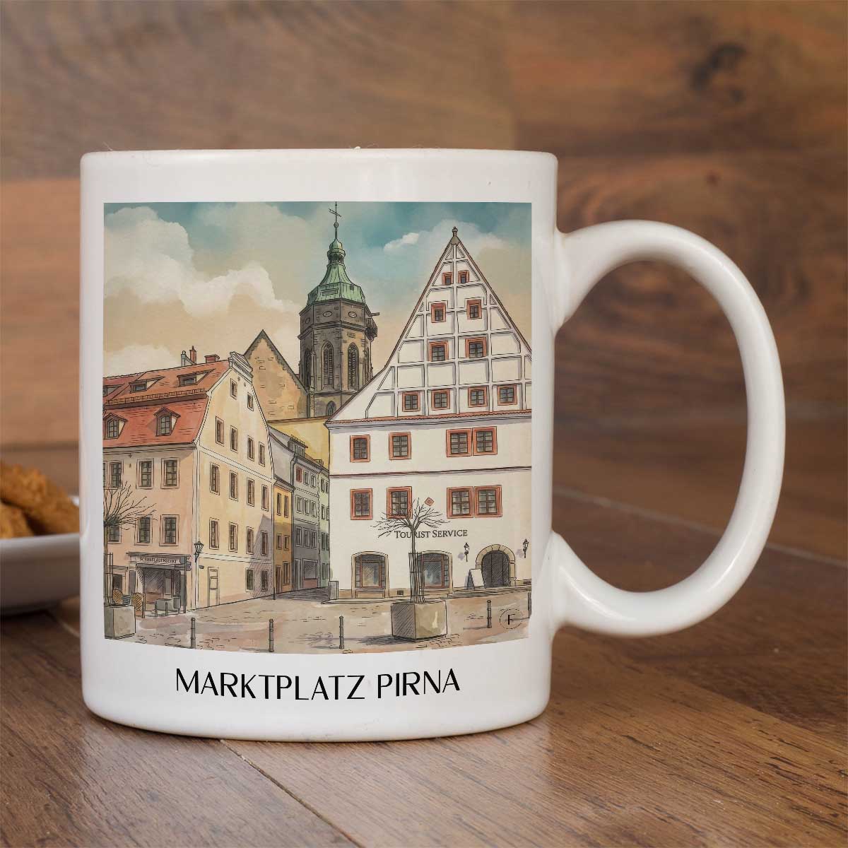 marktplatz-pirna-deutschland-kaffeebecher-aquarell