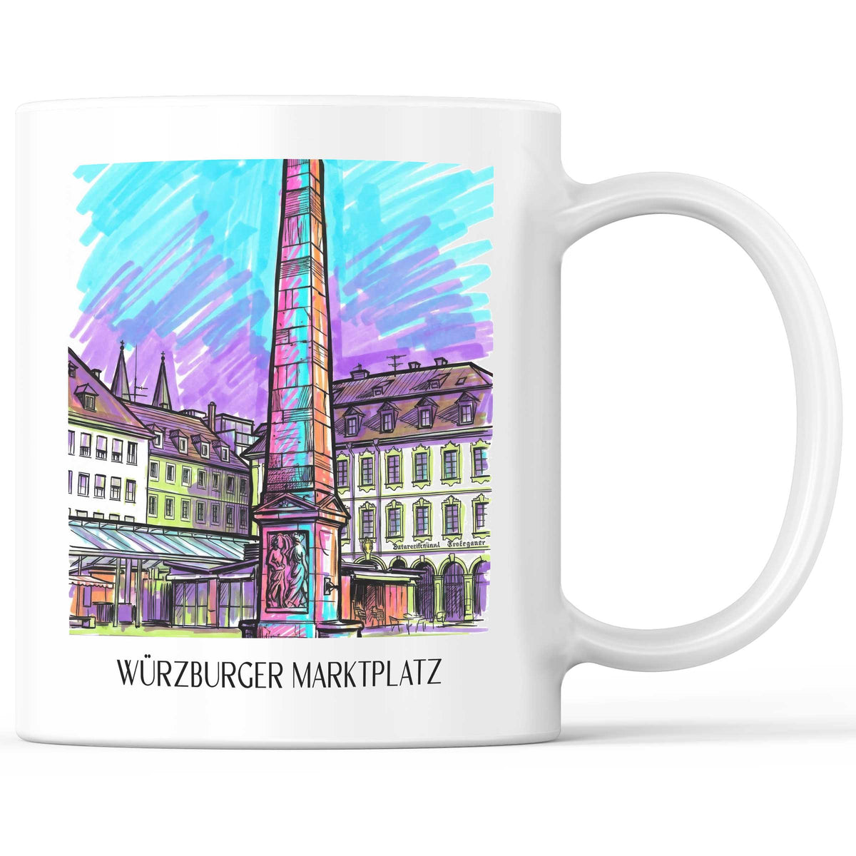 marktplatz-würzburg-deutschland-kaffeebecher-graffiti