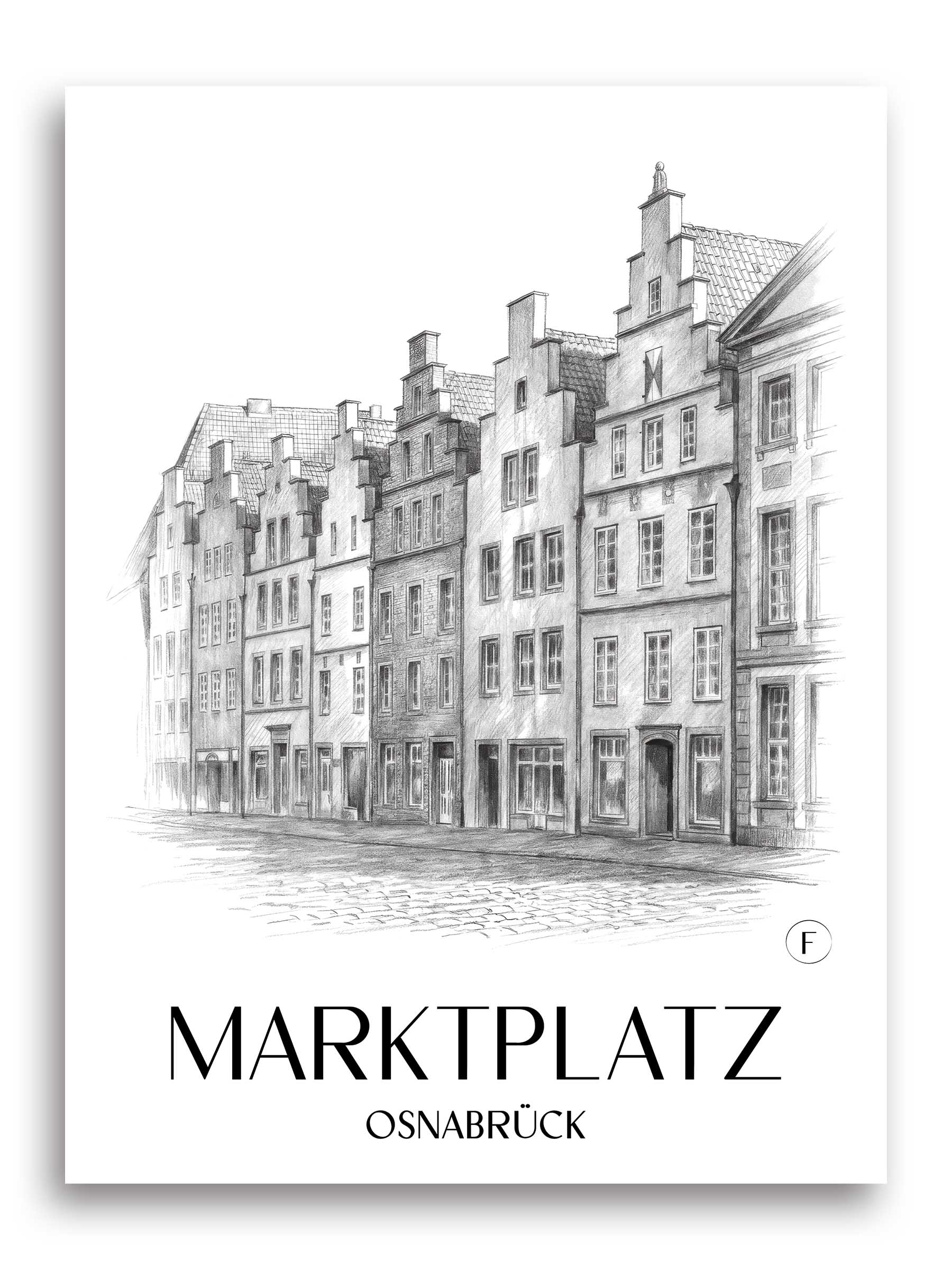marktplatz-osnabrück-deutschland-poster-bleistift-zeichnung-drawing