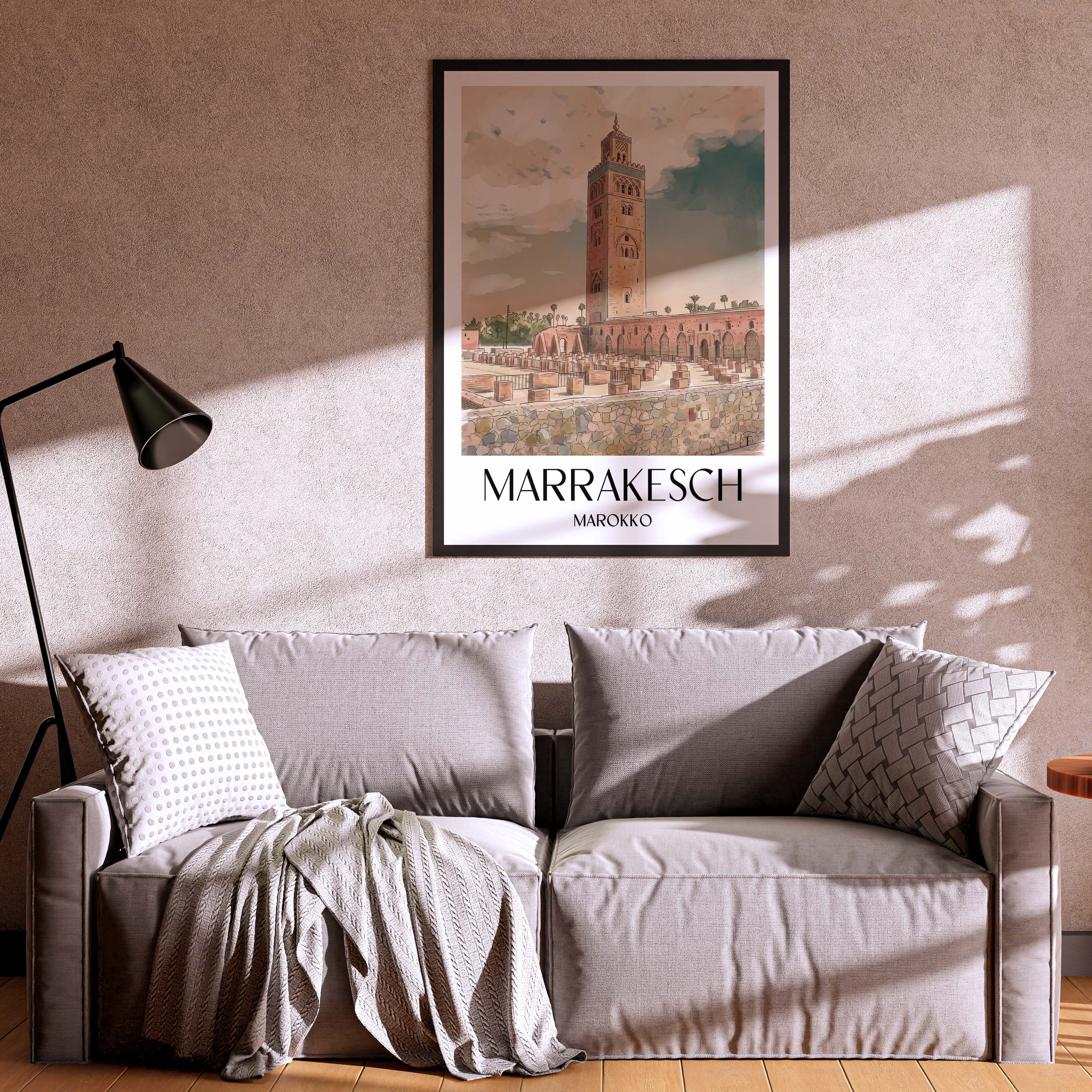 marrakesch-marokko-poster-aquarell