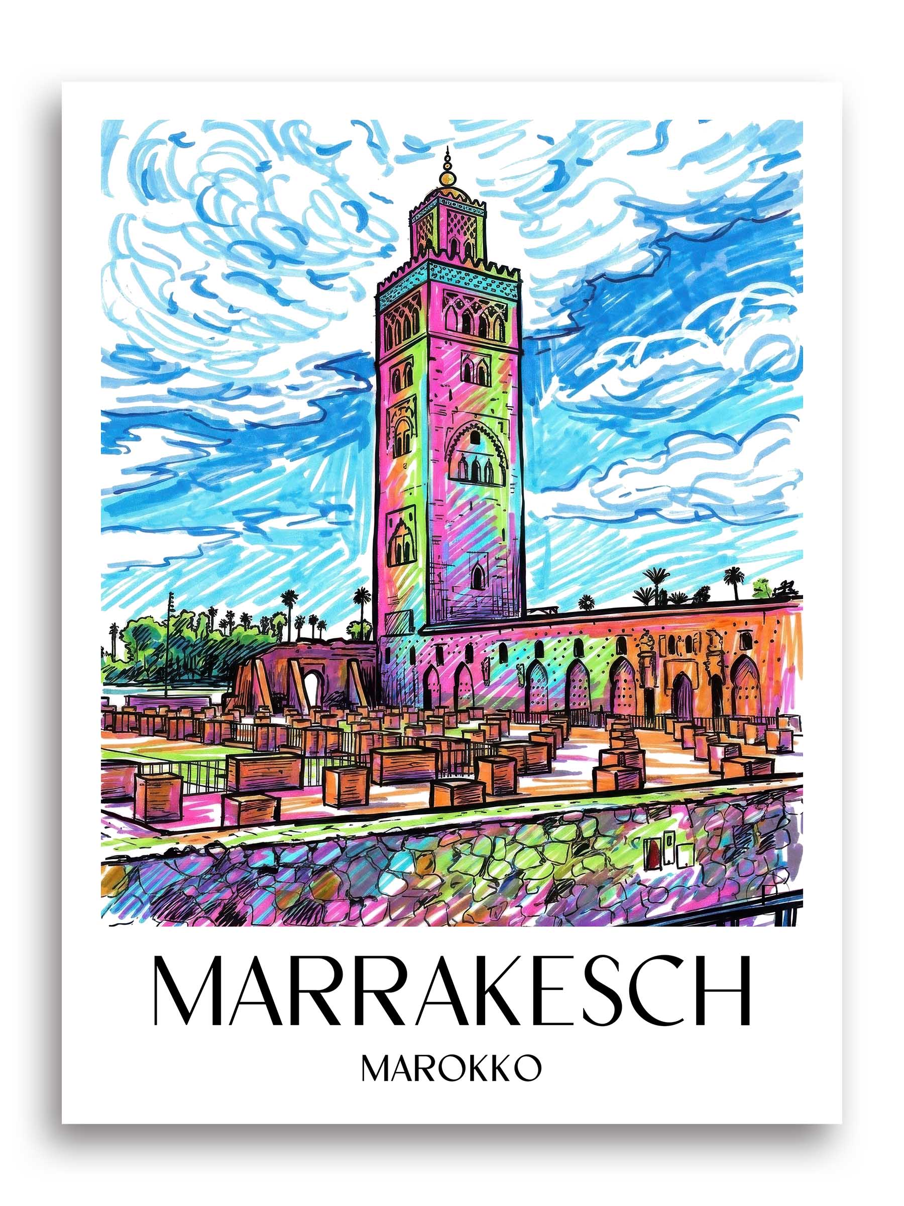 marrakesch-marokko-poster-graffiti