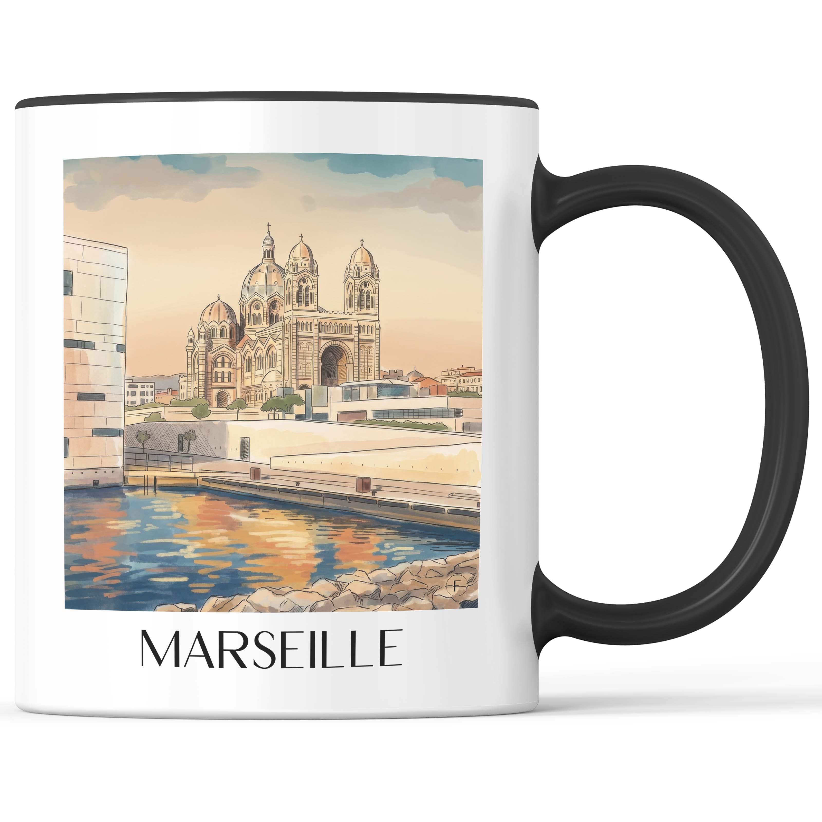 marseille-frankreich-kaffeebecher-aquarell