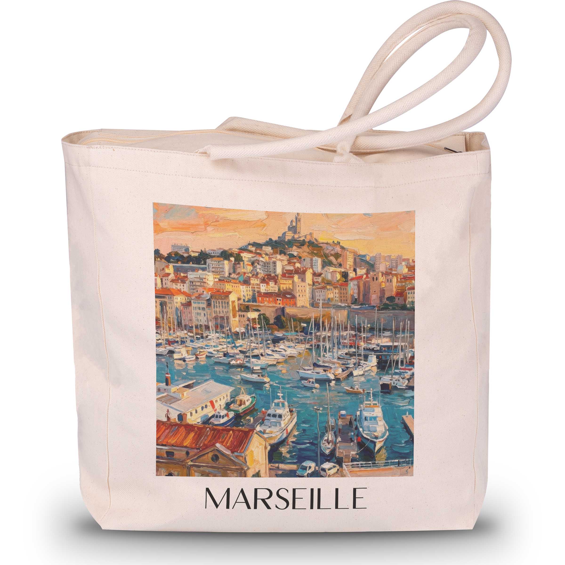 marseille-frankreich-frankreich-einkaufstasche-oil-painting-oelgemaelde
