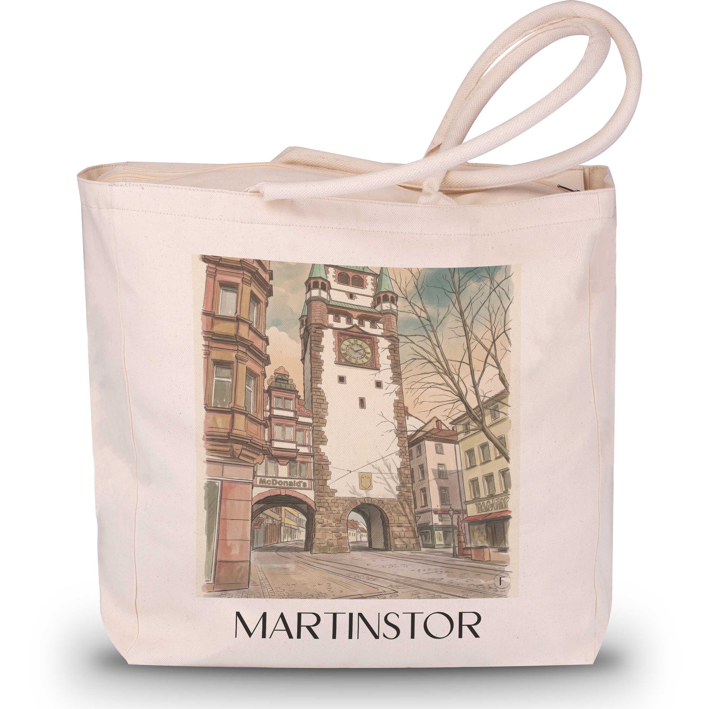 martinstor-freiburg-deutschland-einkaufstasche-aquarell