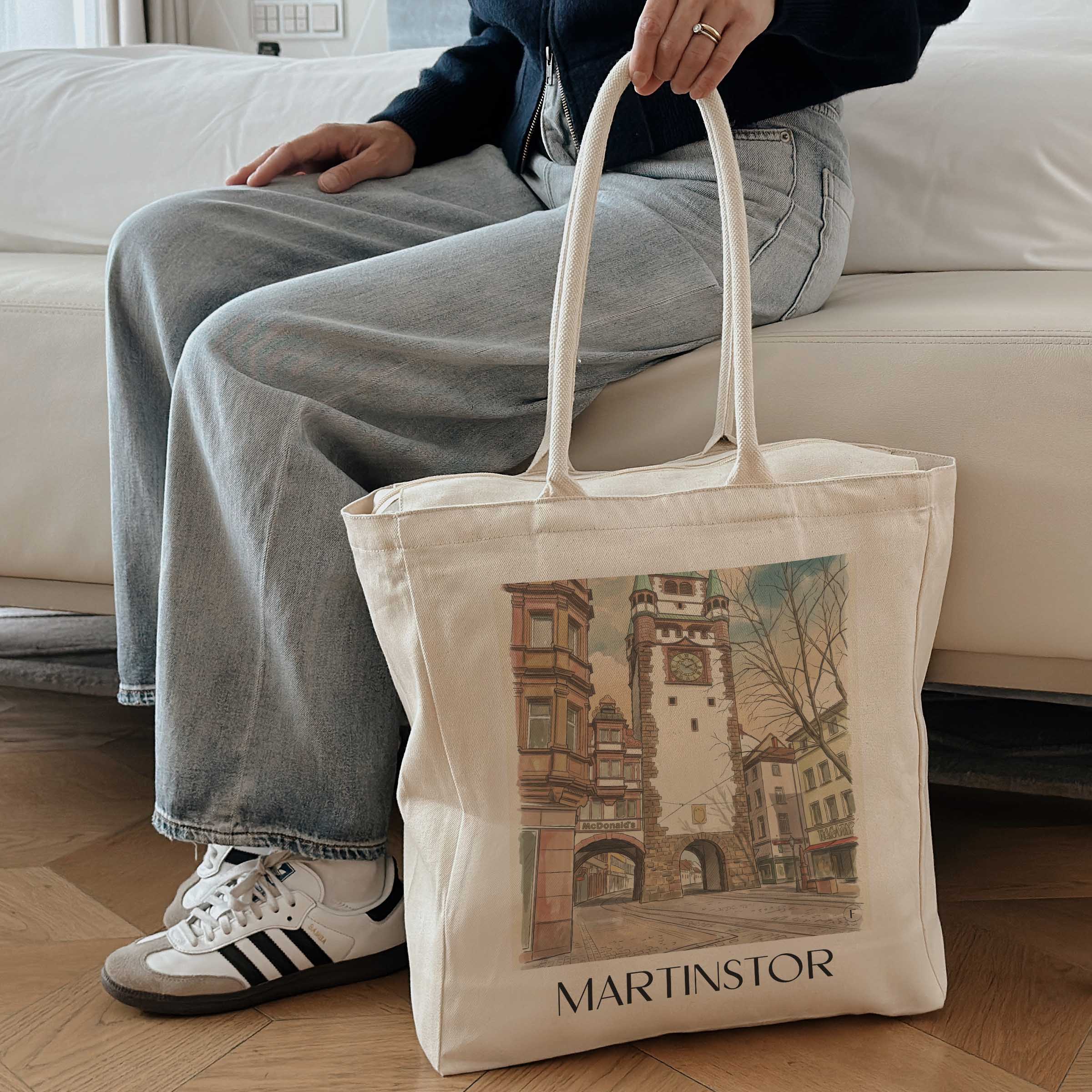 martinstor-freiburg-deutschland-einkaufstasche-aquarell