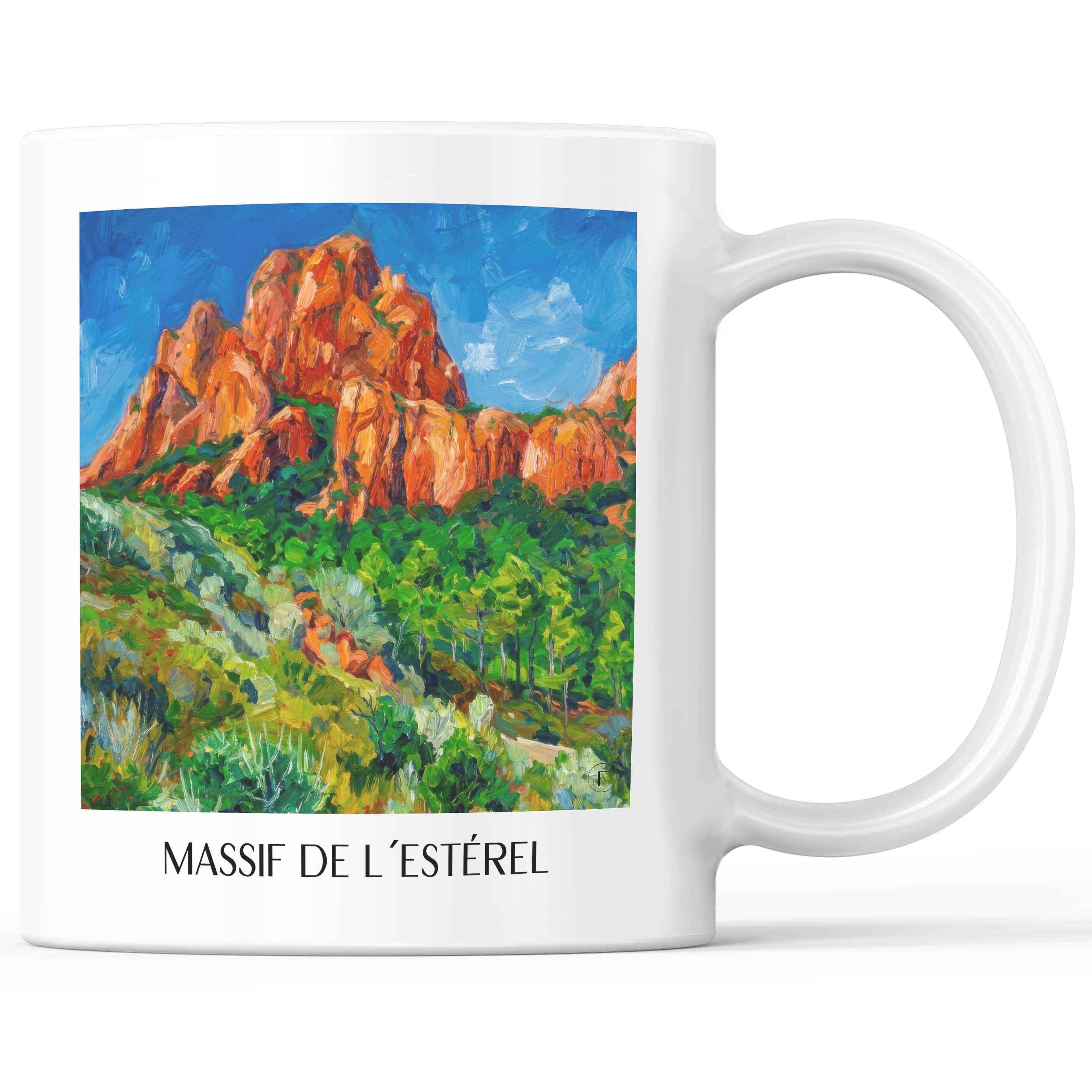 massif-de-l´estérel-côte-d´azur-frankreich-kaffeebecher-oil-painting-oelgemaelde