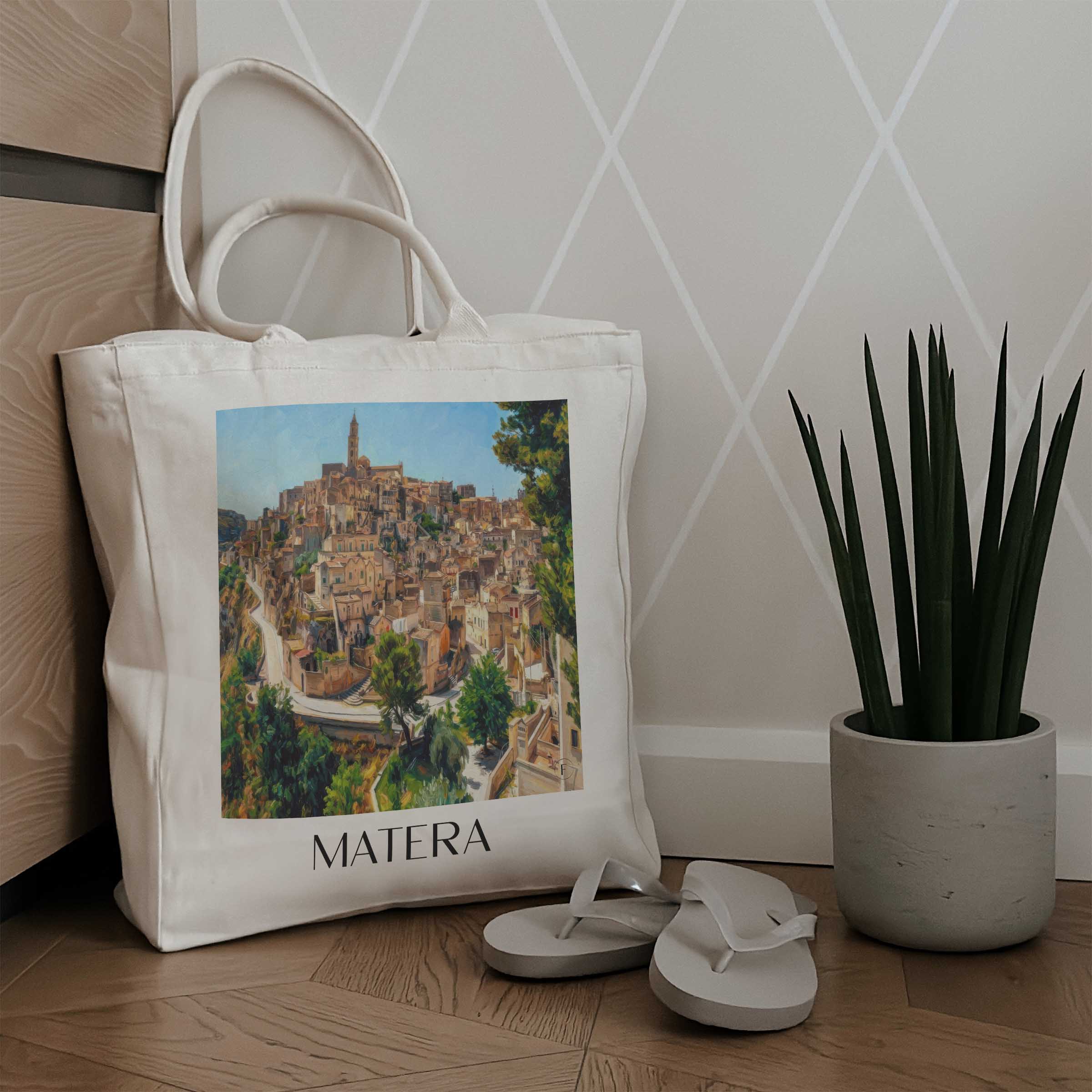 matera-basilikata-italien-einkaufstasche-oil-painting-oelgemaelde