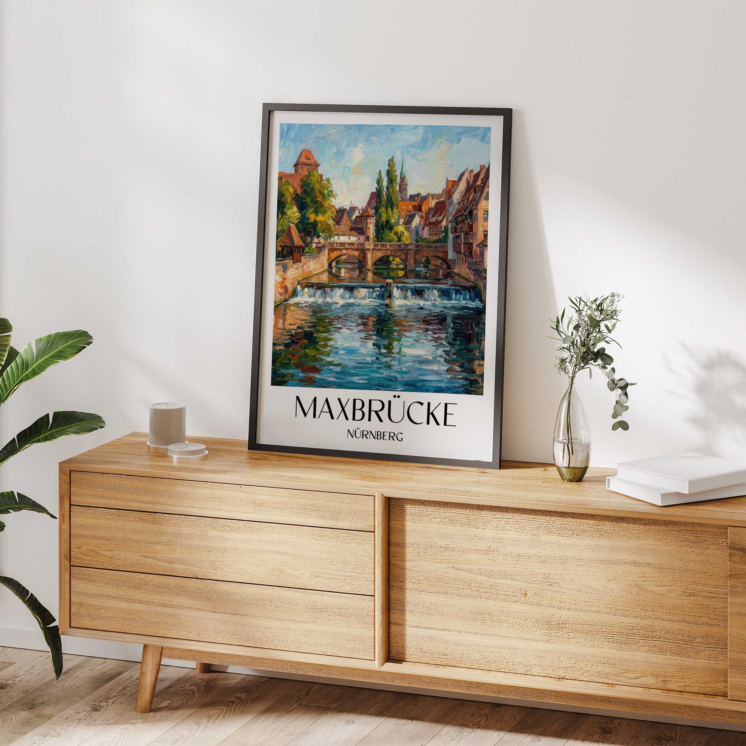 maxbrücke-nürnberg-deutschland-poster-oil-painting-oelgemaelde